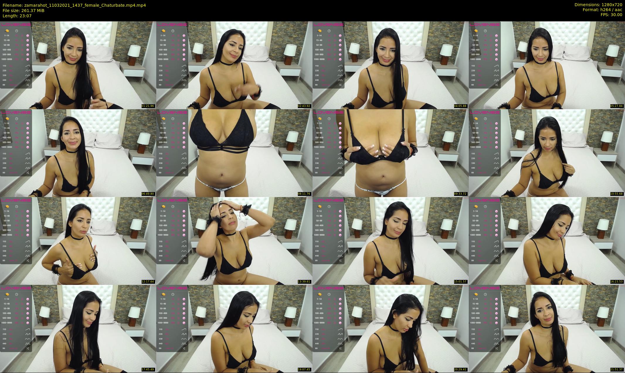 zamarahot — 24 minute Chaturbate female cam show recording, 720p, Mar 11, 2021