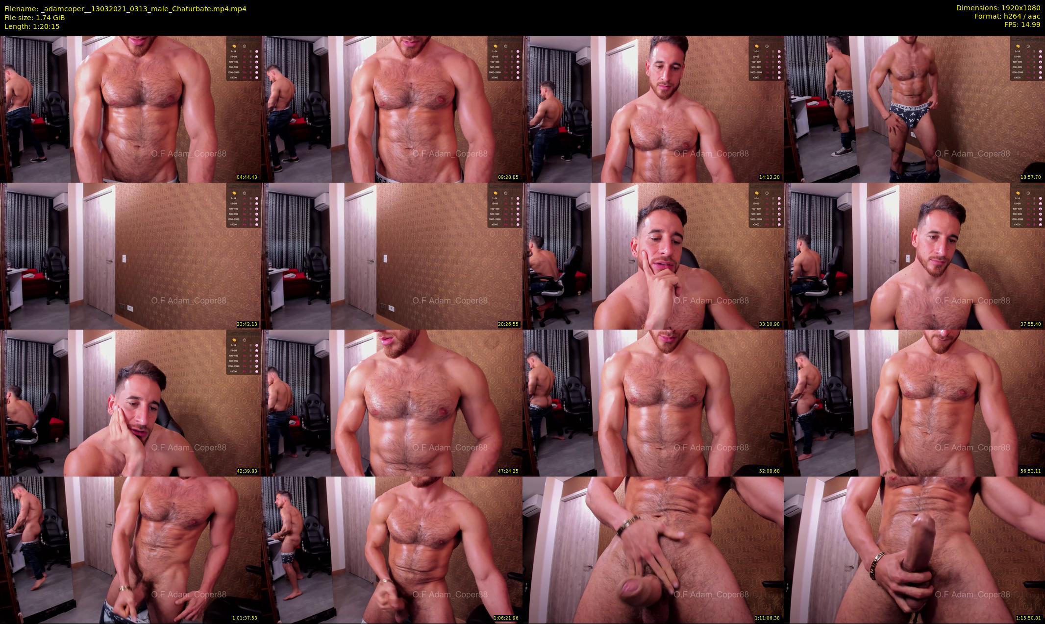 _adamcoper_ — 81 minute Chaturbate male cam show recording, 1080p, Mar 13, 2021