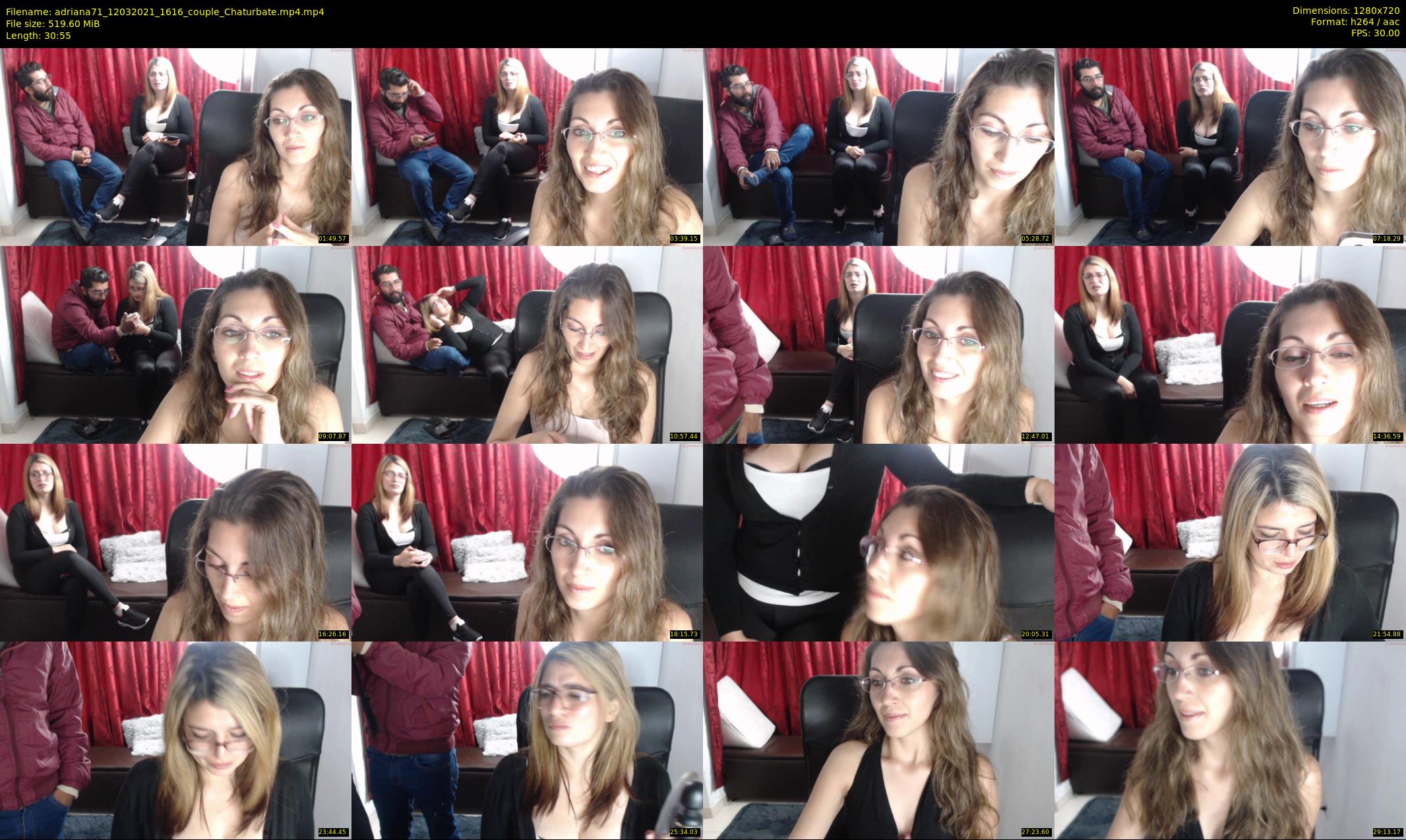 adriana71 — 31 minute Chaturbate couple cam show recording, 720p, Mar 12, 2021
