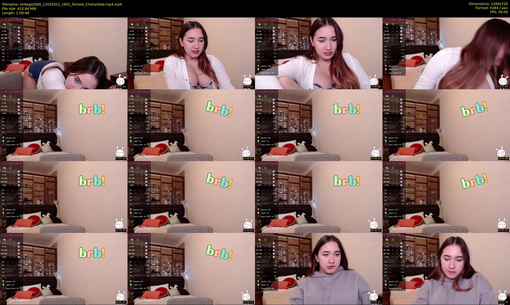 airbags2000 — 61 minute Chaturbate female cam show recording, 720p, Mar 12, 2021