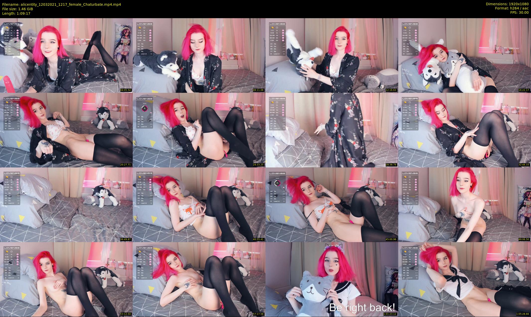 alicentity — 70 minute Chaturbate female cam show recording, 1080p, Mar 12, 2021