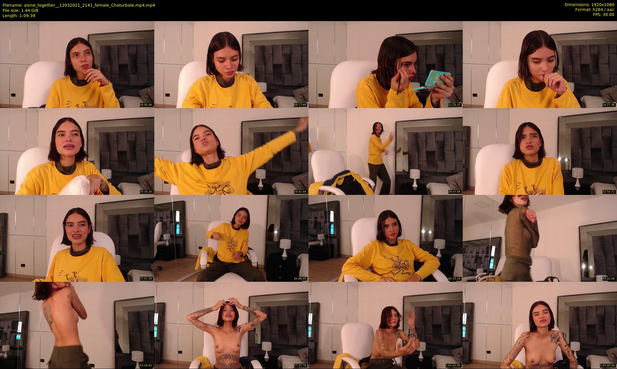 alone_together_ — 70 minute Chaturbate female cam show recording, 1080p, Mar 12, 2021
