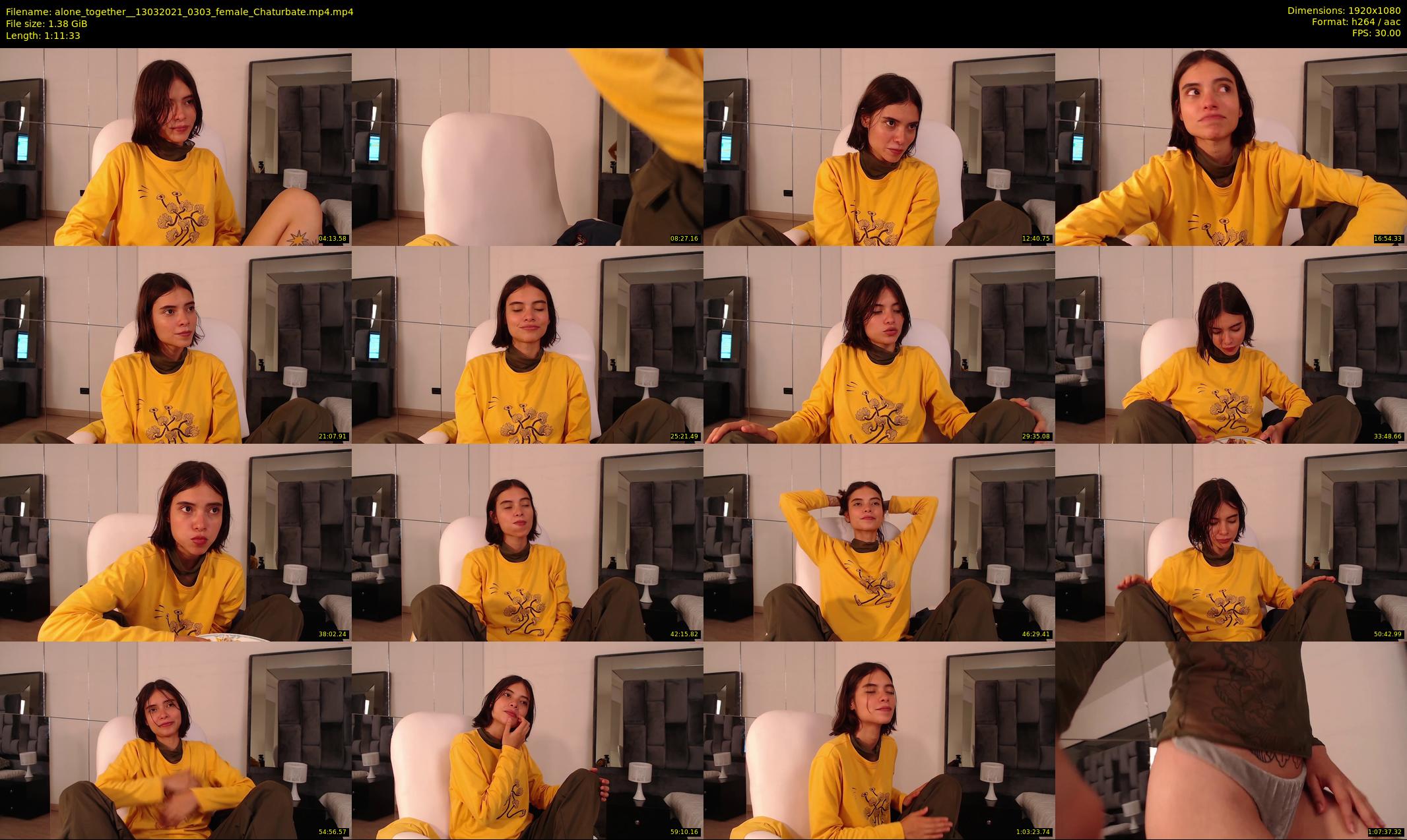 alone_together_ — 72 minute Chaturbate female cam show recording, 1080p, Mar 13, 2021