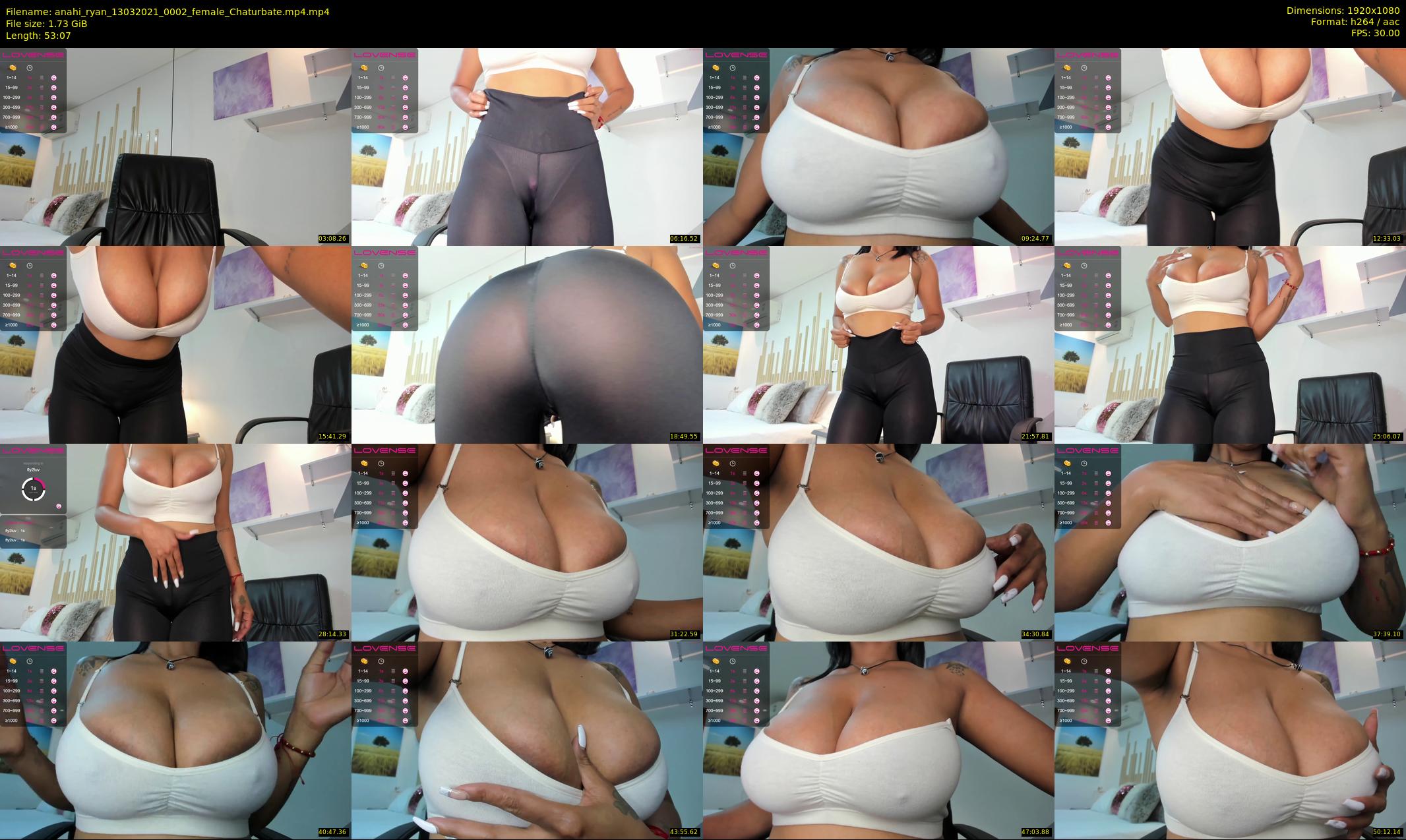 anahi_ryan — 54 minute Chaturbate female cam show recording, 1080p, Mar 13, 2021
