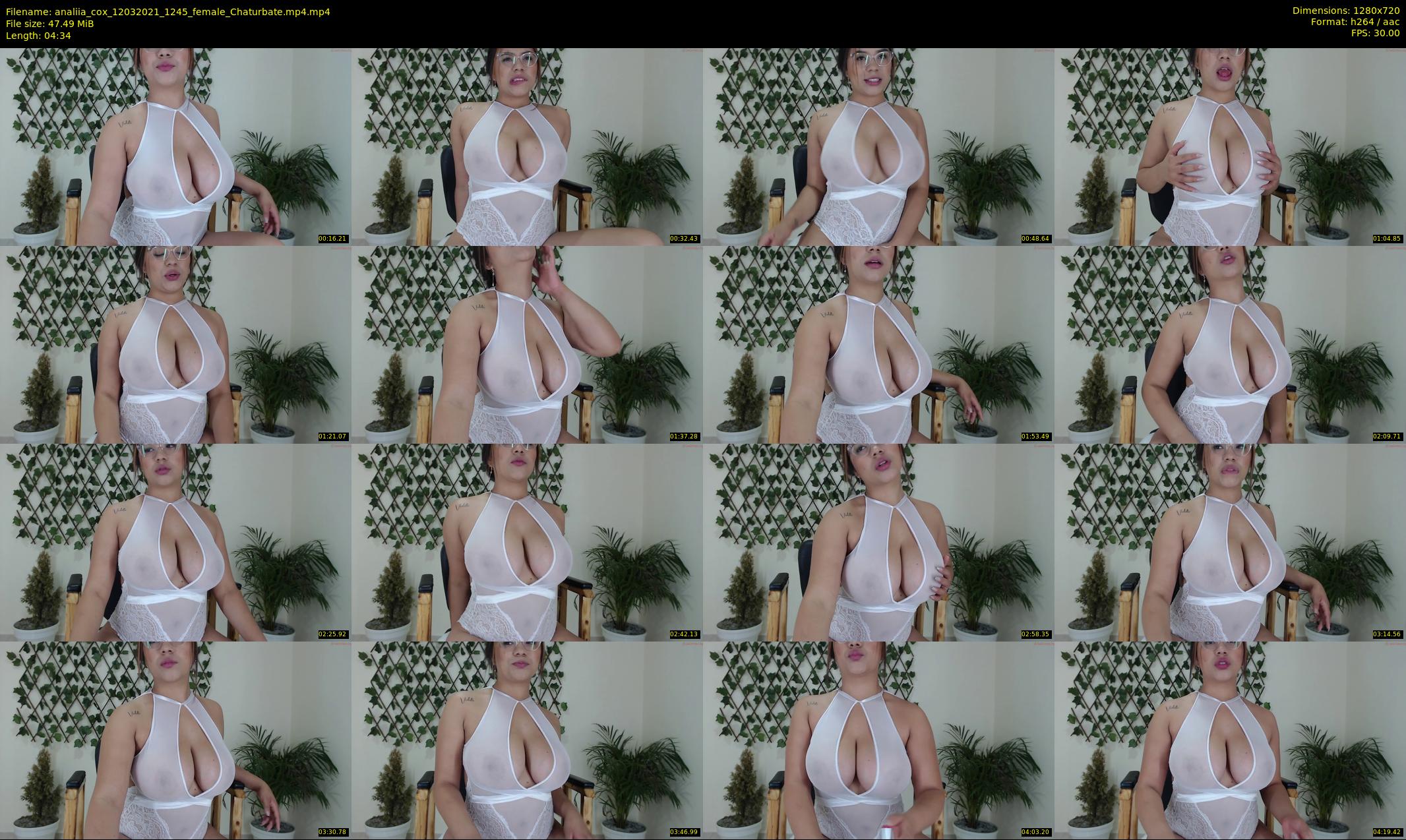 analiia_cox — 5 minute Chaturbate female cam show recording, 720p, Mar 12, 2021