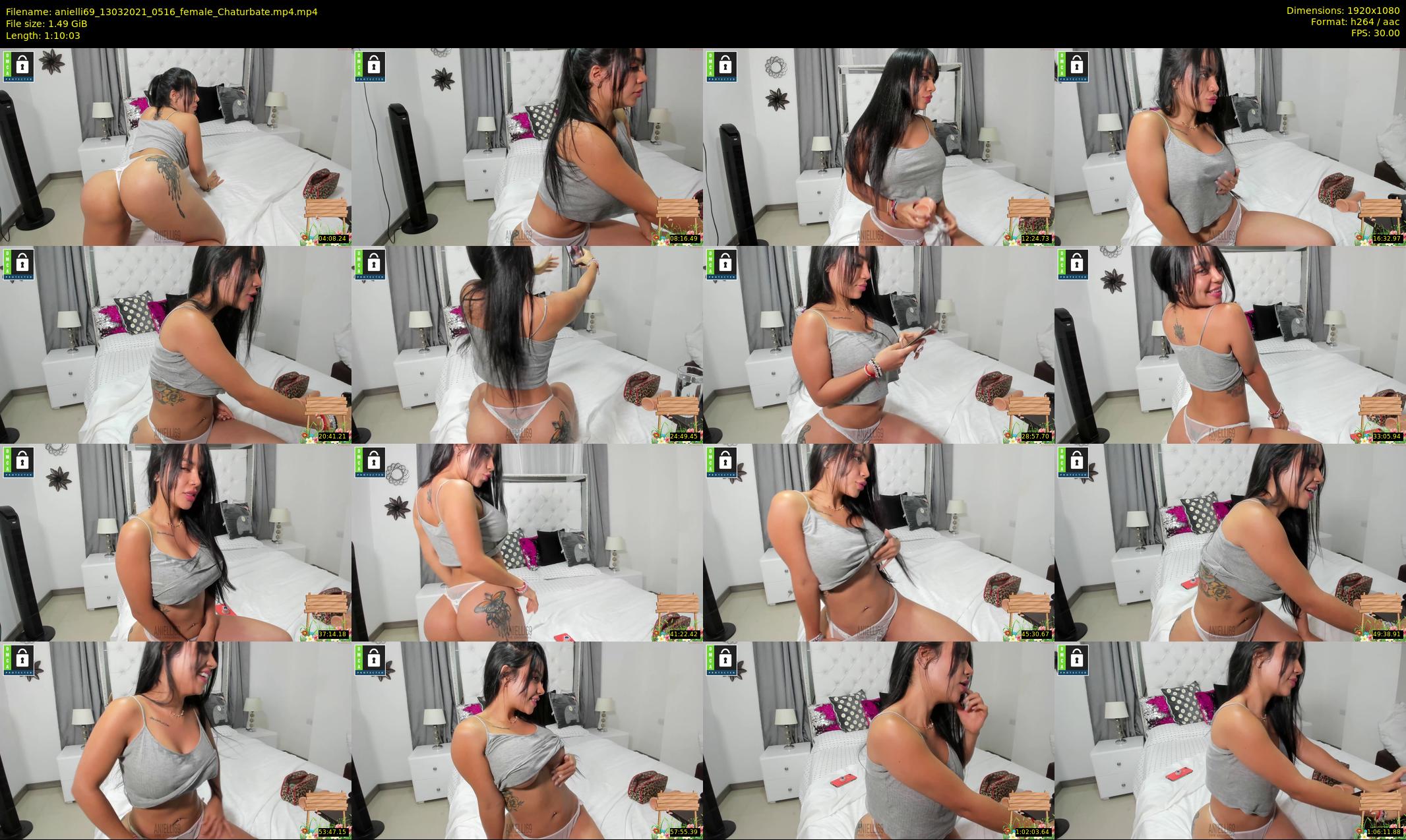 anielli69 — 71 minute Chaturbate female cam show recording, 1080p, Mar 13, 2021