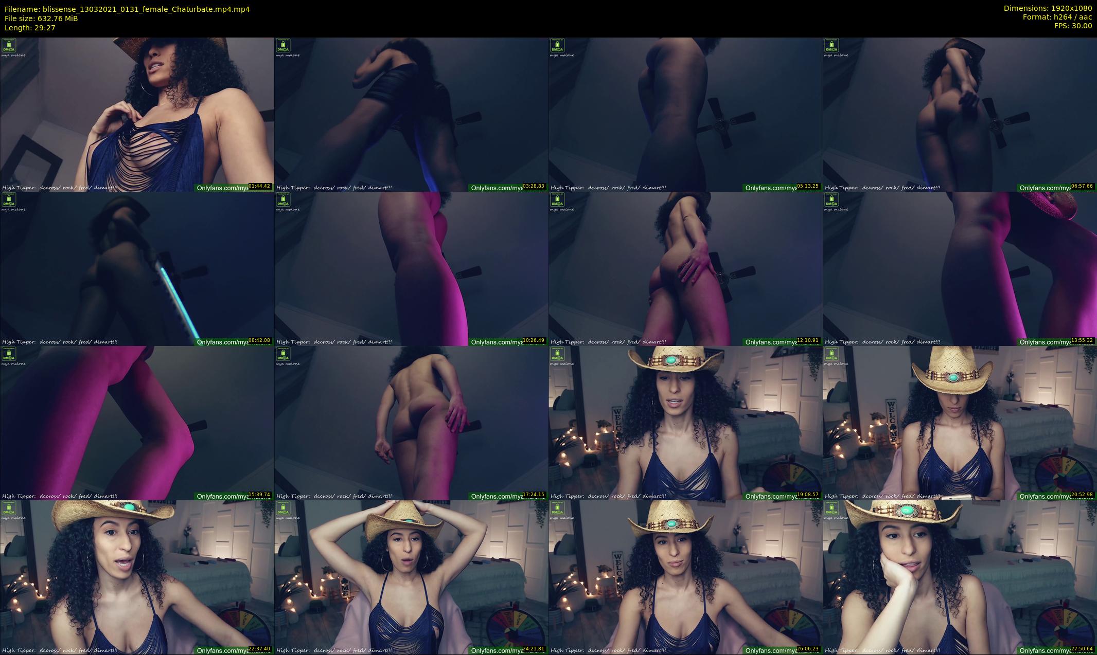 blissense — 30 minute Chaturbate female cam show recording, 1080p, Mar 13, 2021
