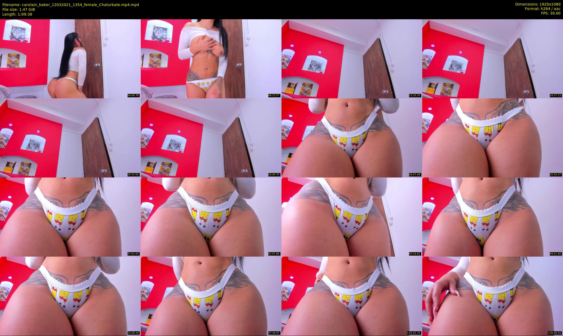 carolain_baker — 70 minute Chaturbate female cam show recording, 1080p, Mar 12, 2021