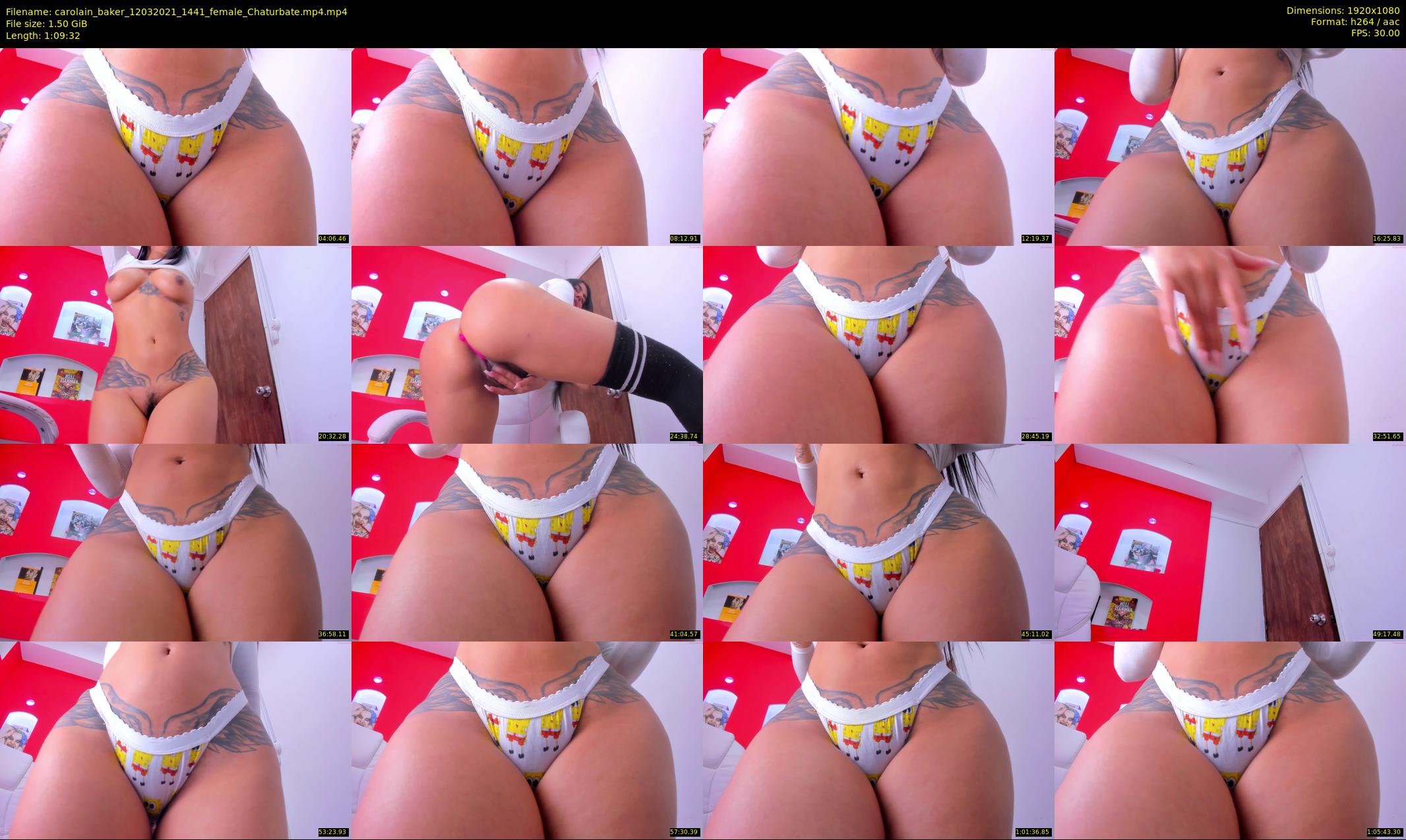 carolain_baker — 70 minute Chaturbate female cam show recording, 1080p, Mar 12, 2021