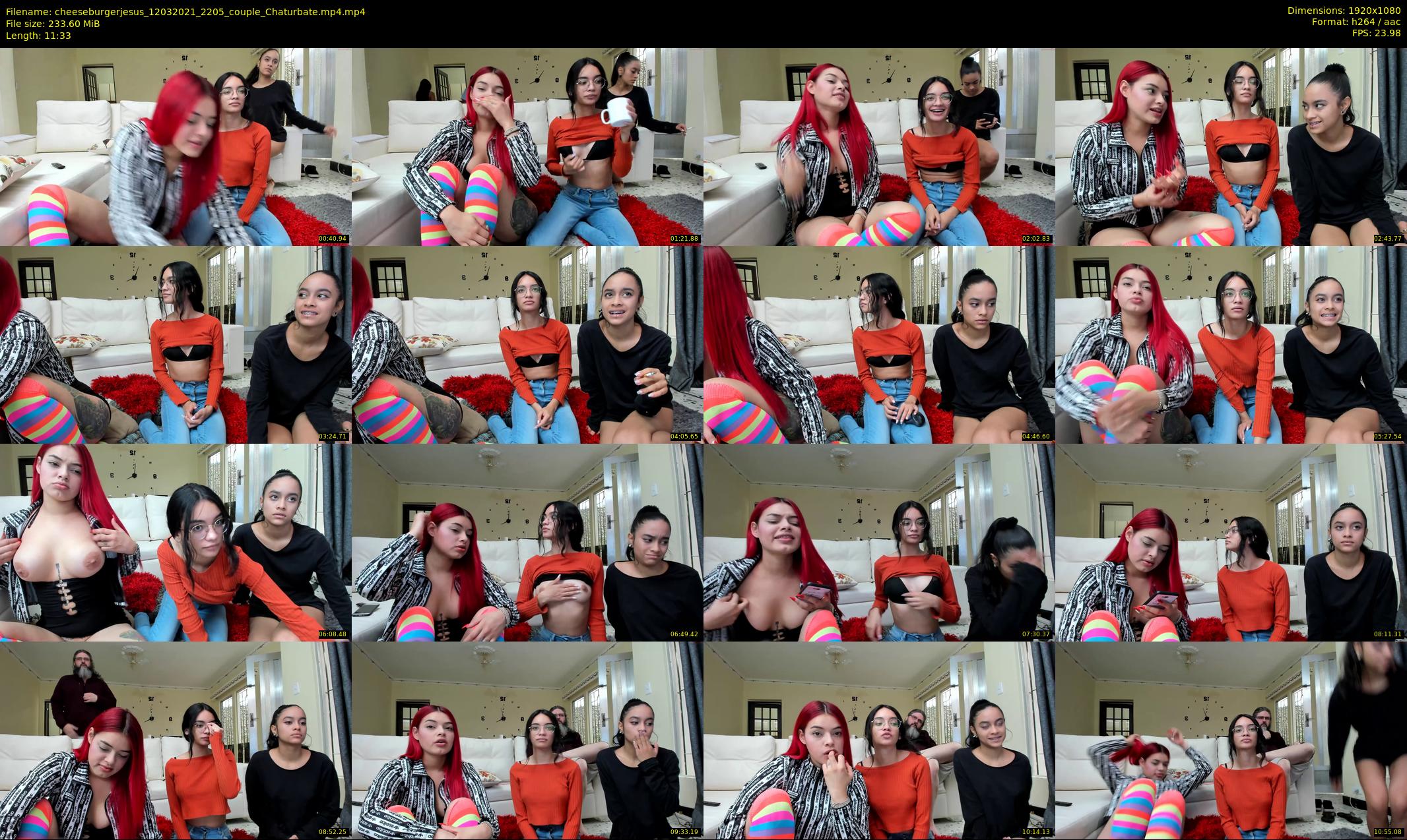 cheeseburgerjesus — 12 minute Chaturbate couple cam show recording, 1080p, Mar 12, 2021