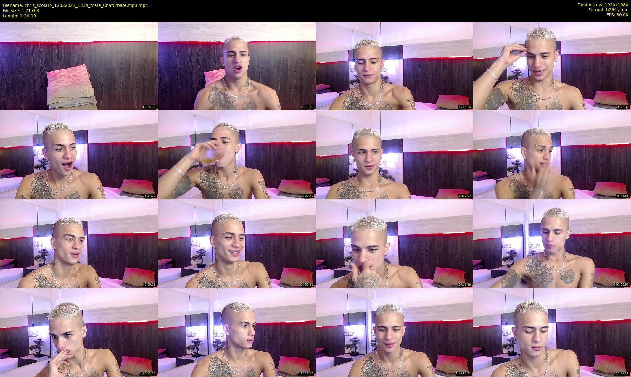 chris_scolaro — 87 minute Chaturbate male cam show recording, 1080p, Mar 12, 2021