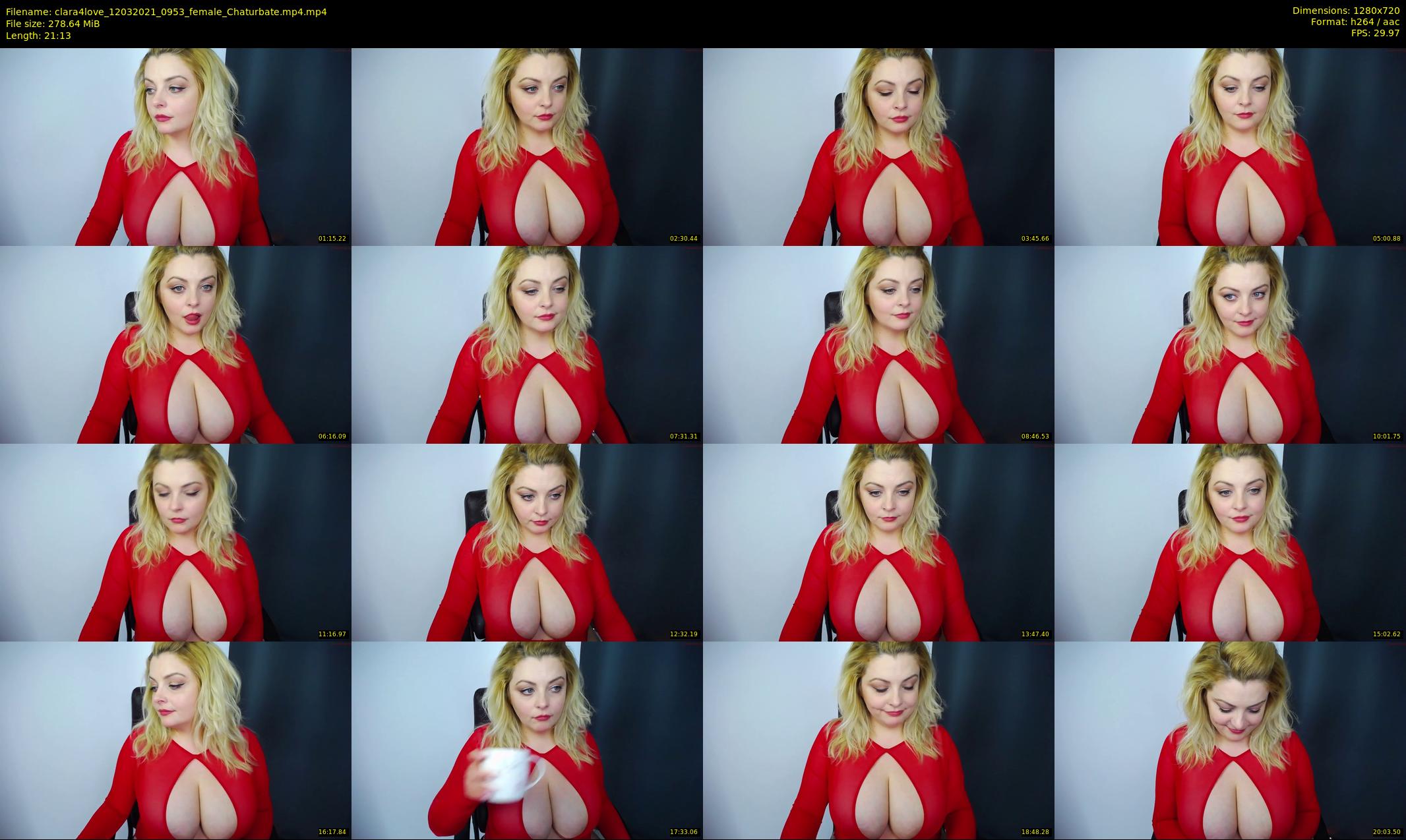 clara4love — 22 minute Chaturbate female cam show recording, 720p, Mar 12, 2021