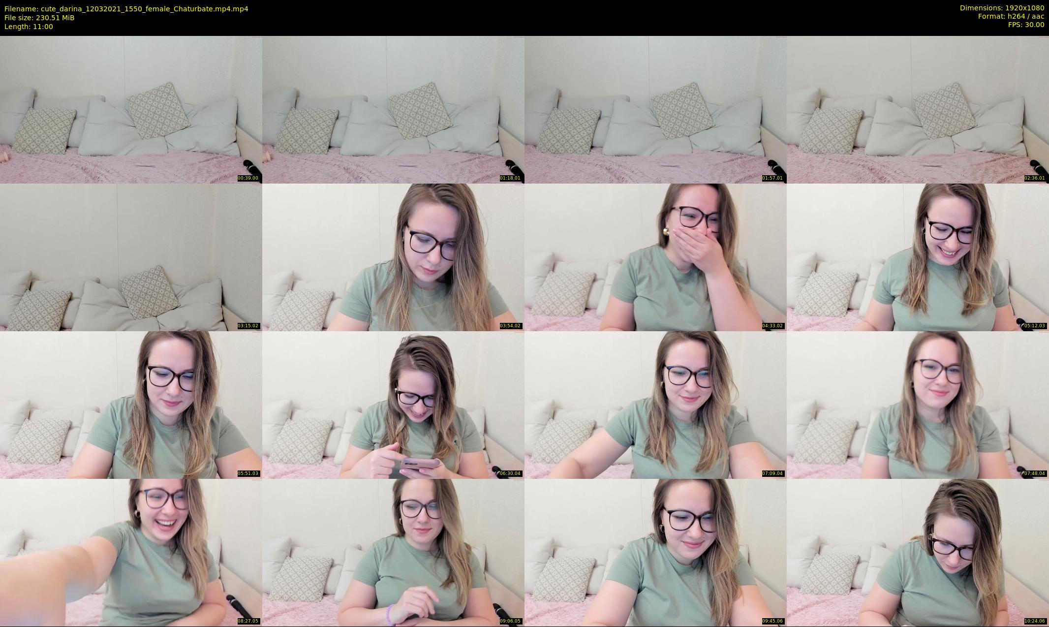 cute_darina — 11 minute Chaturbate female cam show recording, 1080p, Mar 12, 2021