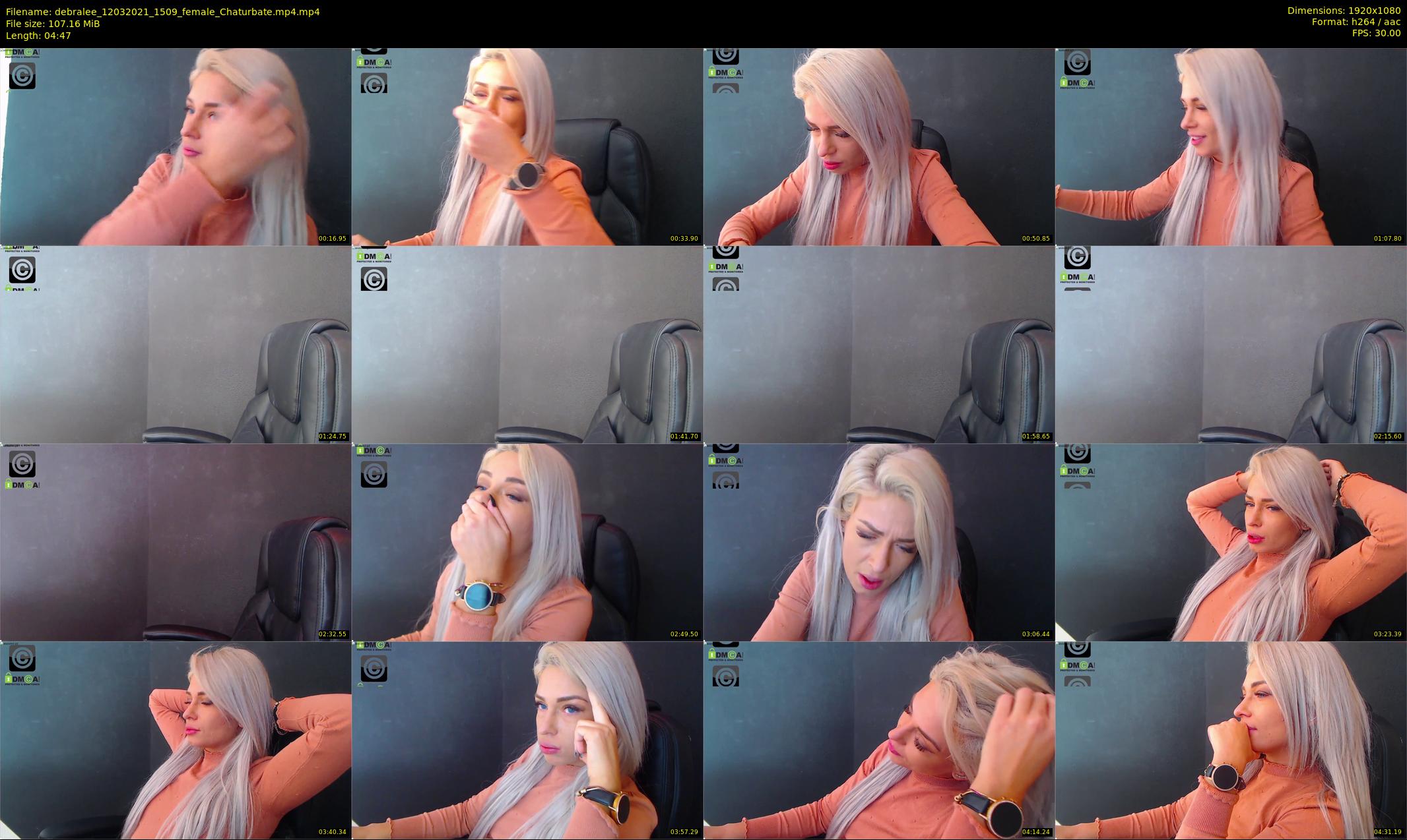 debralee — 5 minute Chaturbate female cam show recording, 1080p, Mar 12, 2021