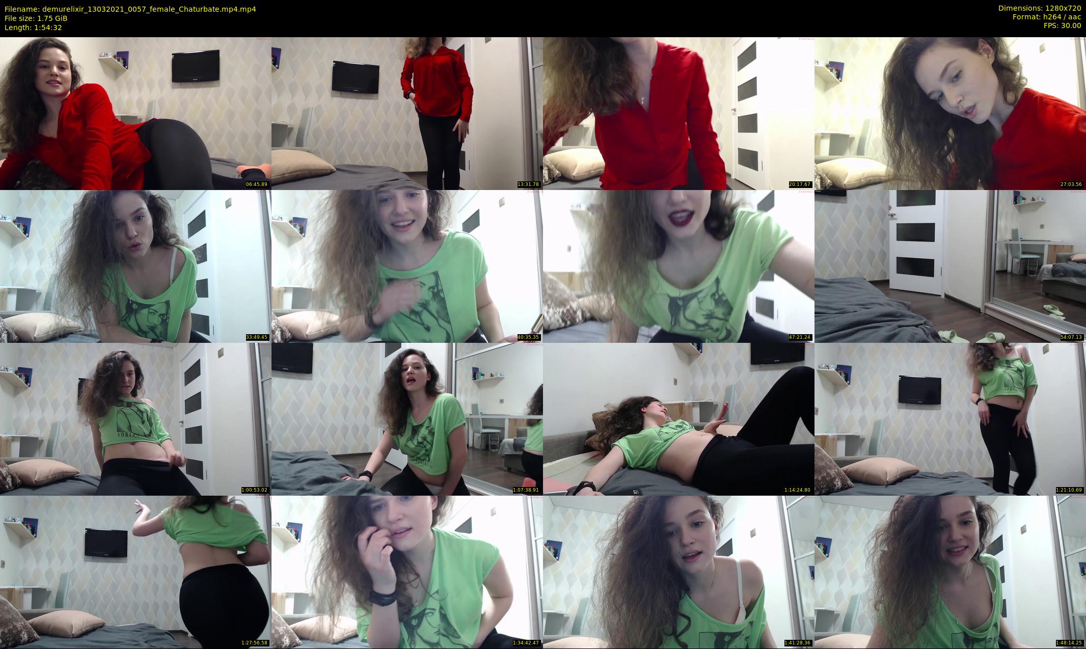 demurelixir — 115 minute Chaturbate female cam show recording, 720p, Mar 13, 2021