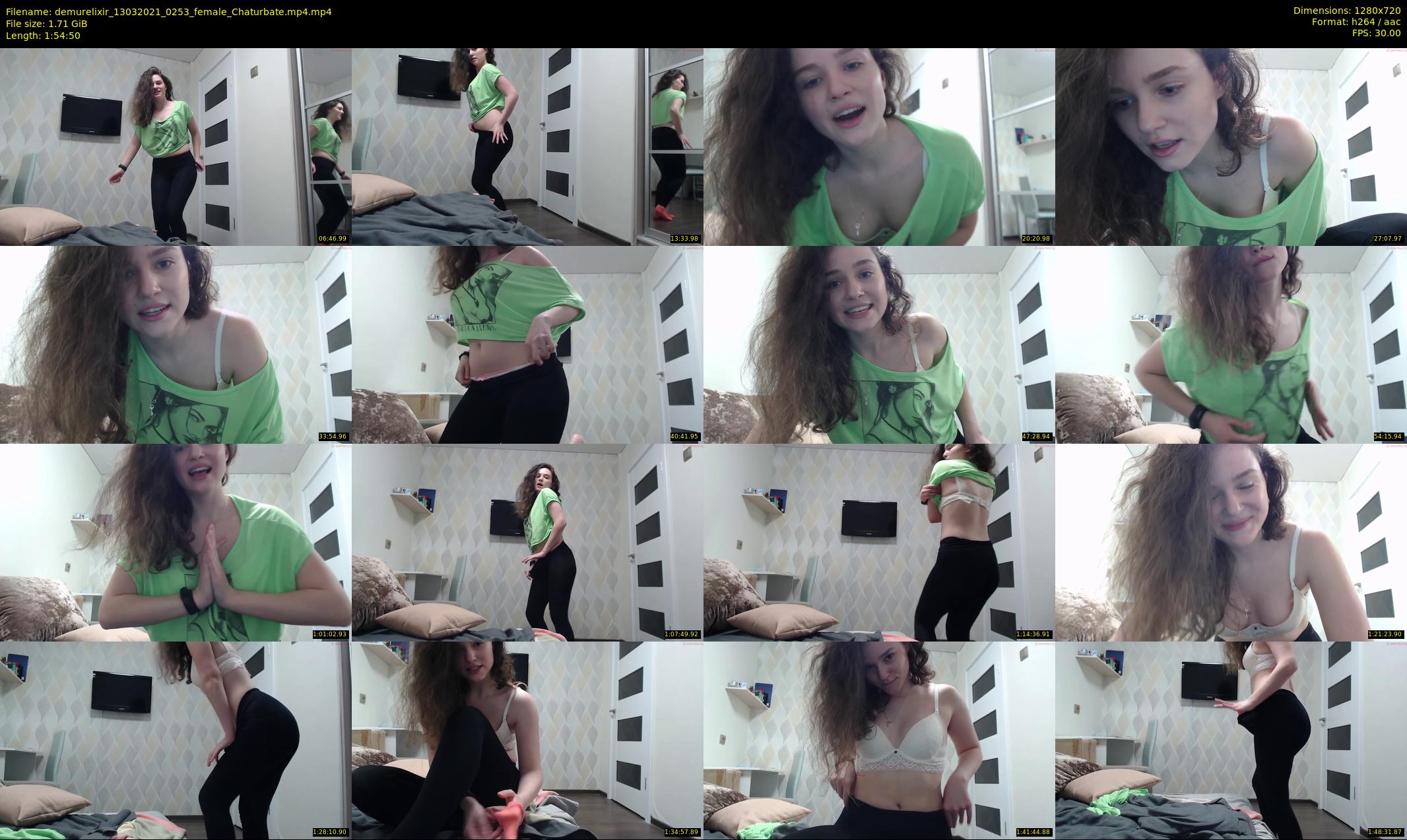 demurelixir — 115 minute Chaturbate female cam show recording, 720p, Mar 13, 2021