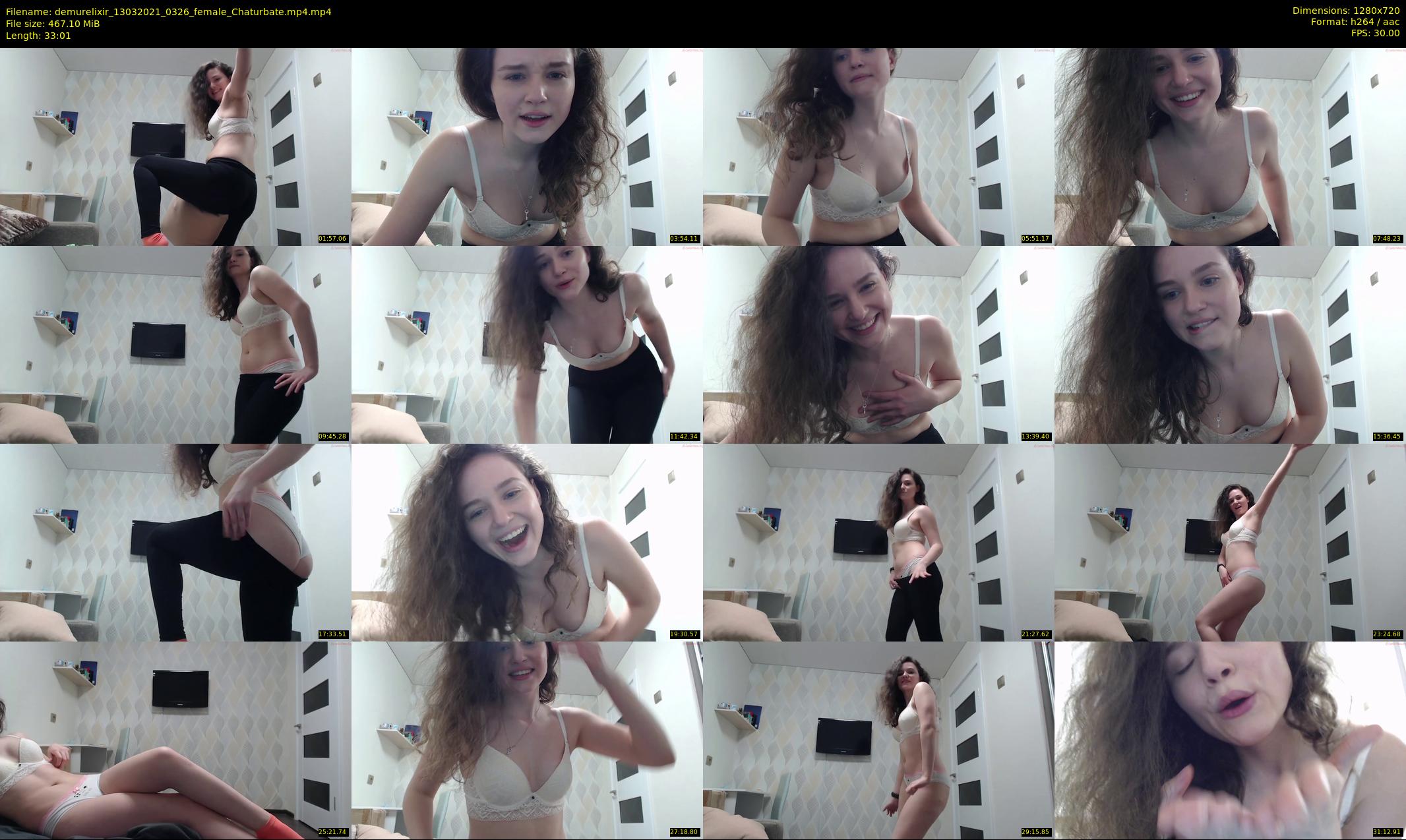 demurelixir — 34 minute Chaturbate female cam show recording, 720p, Mar 13, 2021