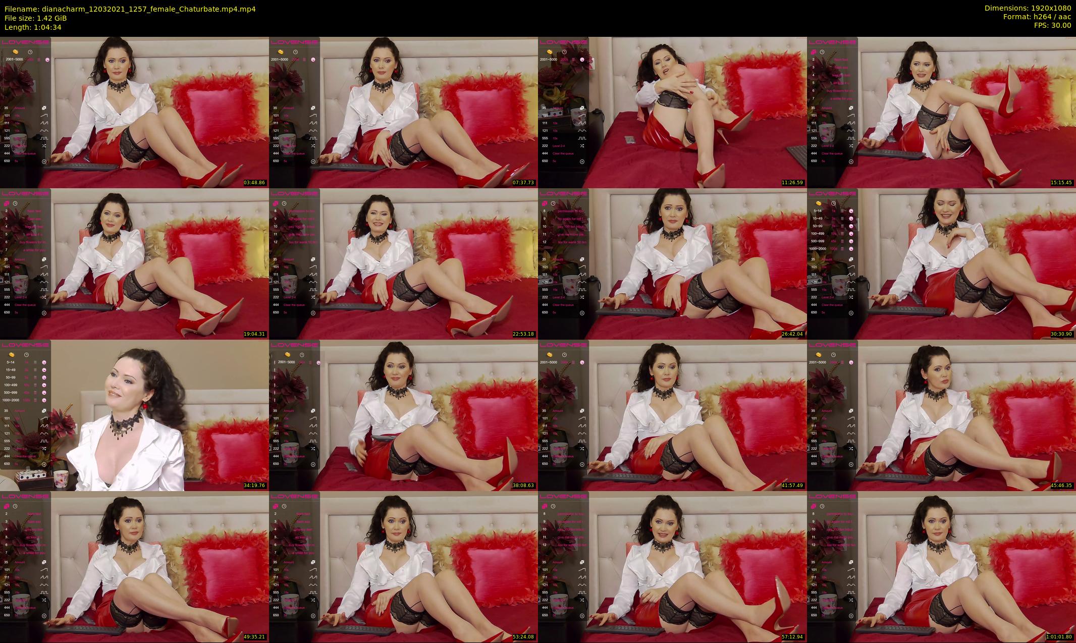 dianacharm — 65 minute Chaturbate female cam show recording, 1080p, Mar 12, 2021