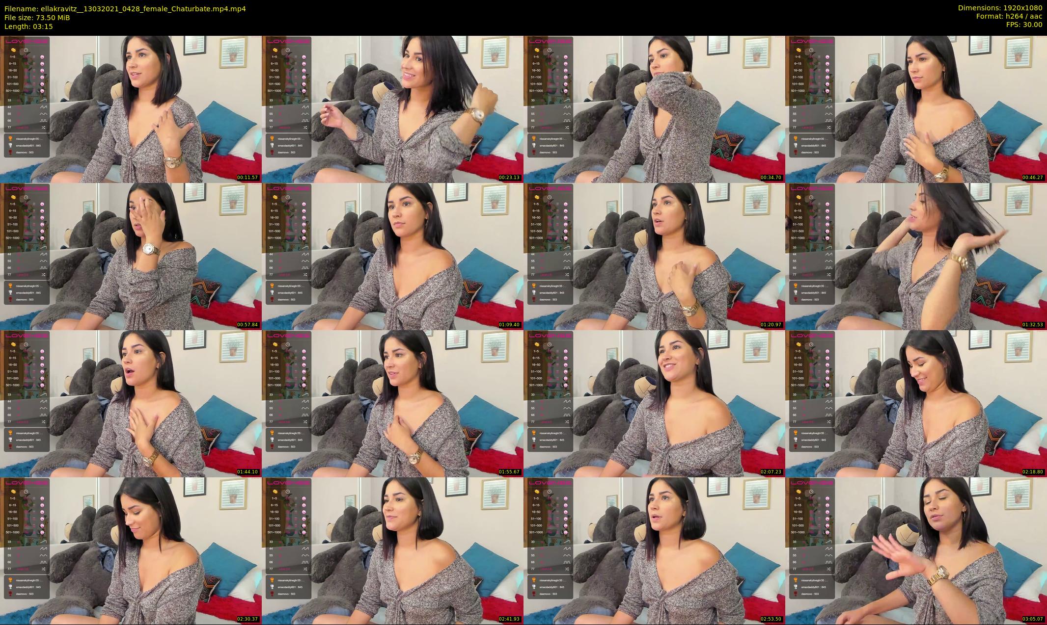 ellakravitz_ — 4 minute Chaturbate female cam show recording, 1080p, Mar 13, 2021