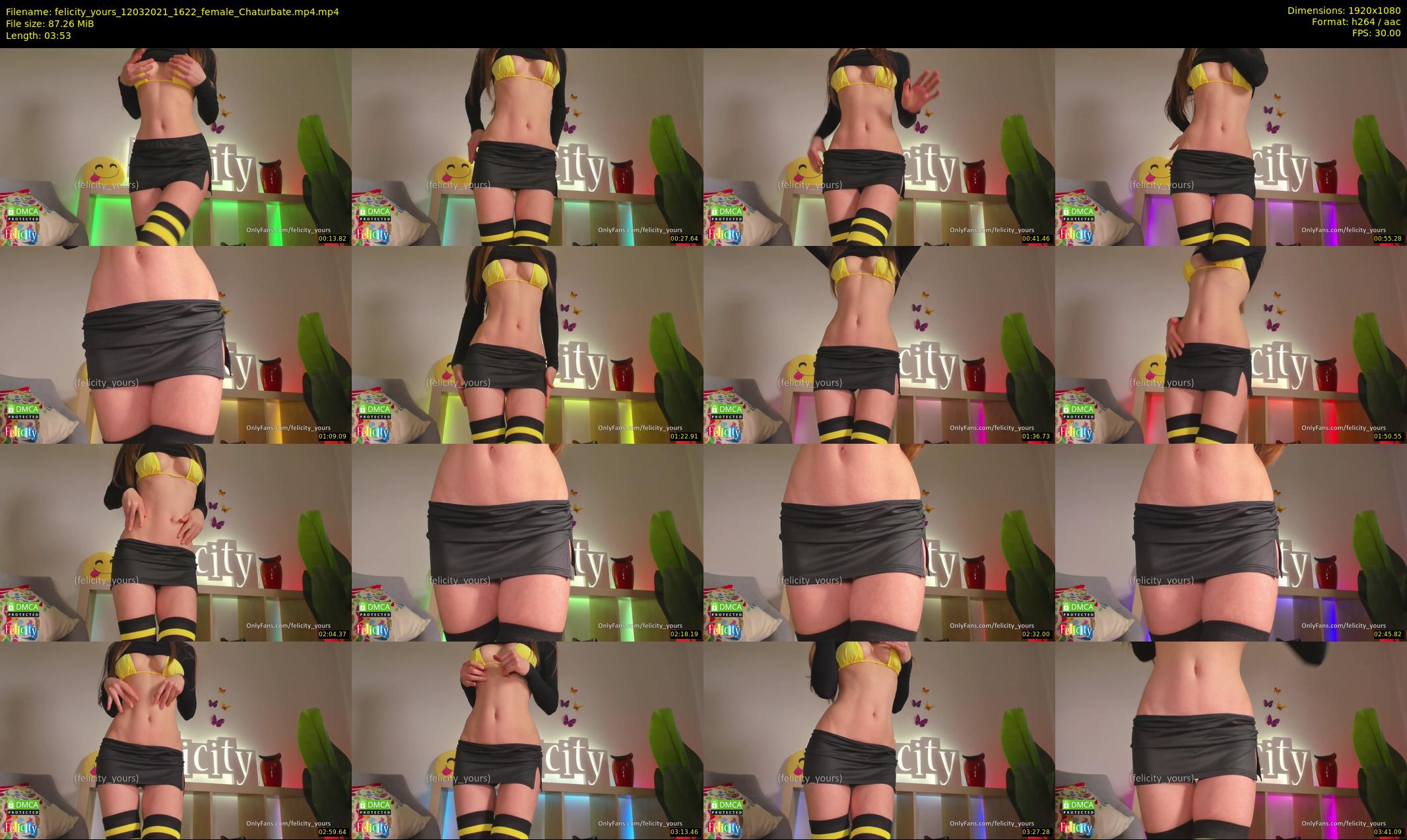 felicity_yours — 4 minute Chaturbate female cam show recording, 1080p, Mar 12, 2021