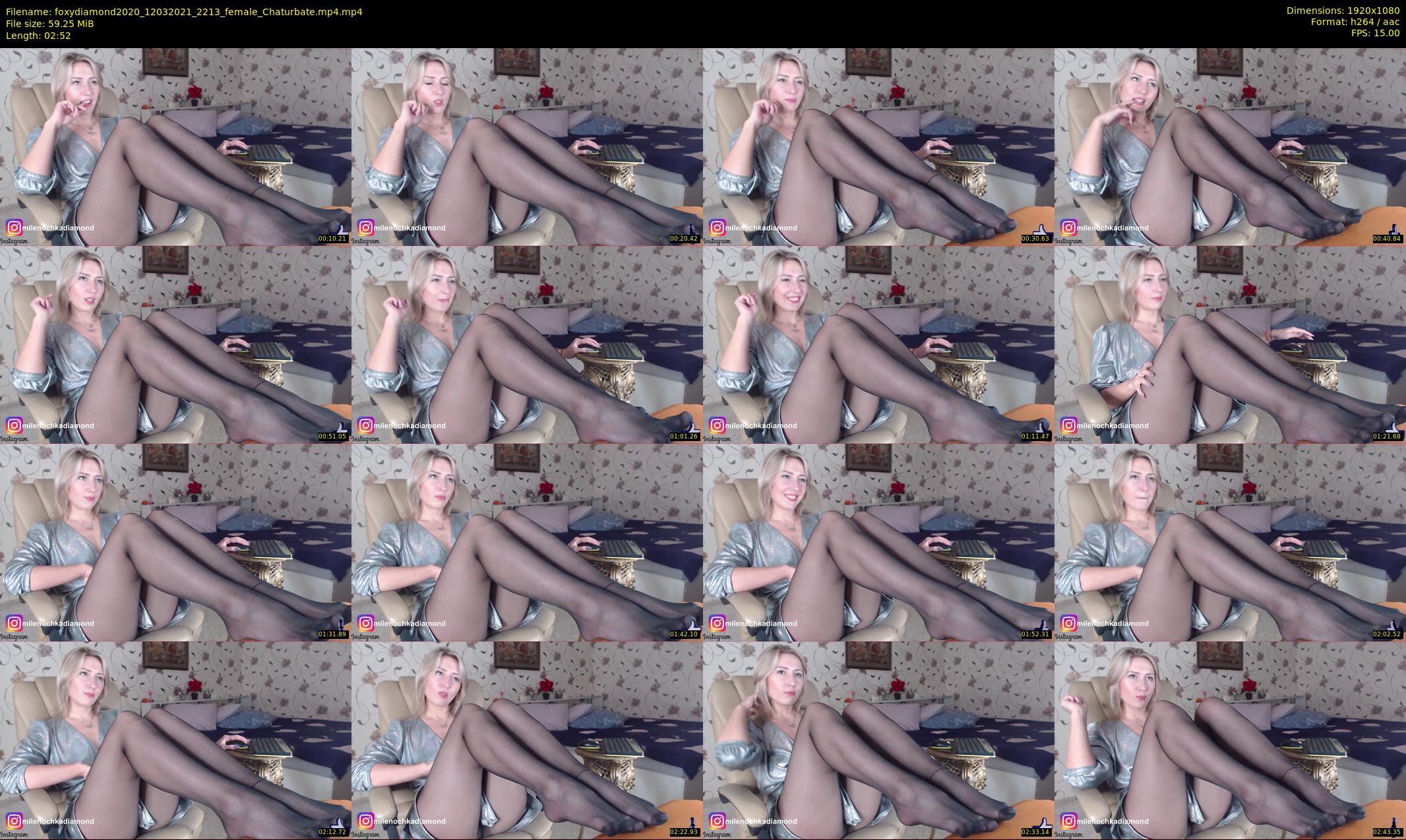 foxydiamond2020 — 3 minute Chaturbate female cam show recording, 1080p, Mar 12, 2021