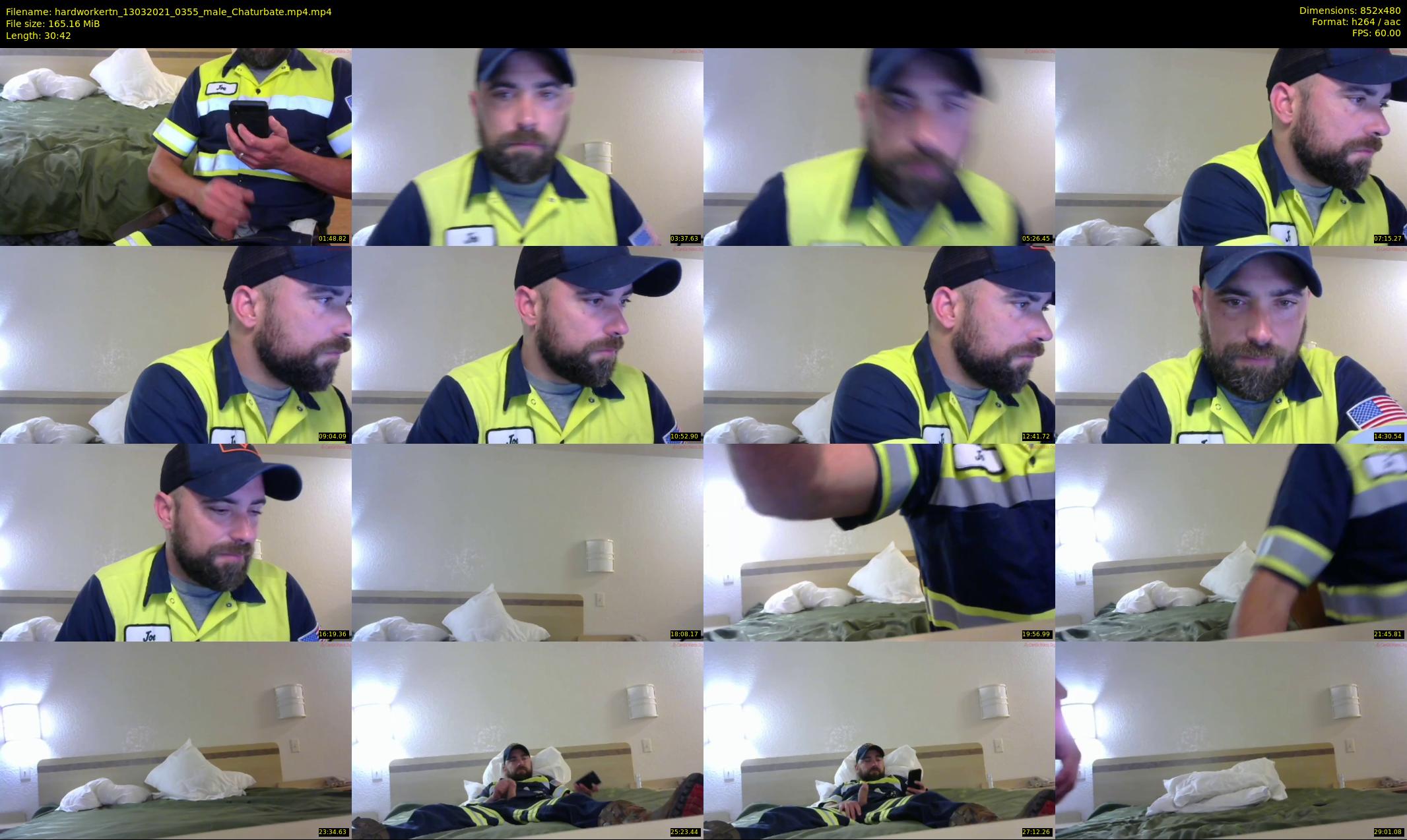 hardworkertn — 31 minute Chaturbate male cam show recording, 480p, Mar 13, 2021