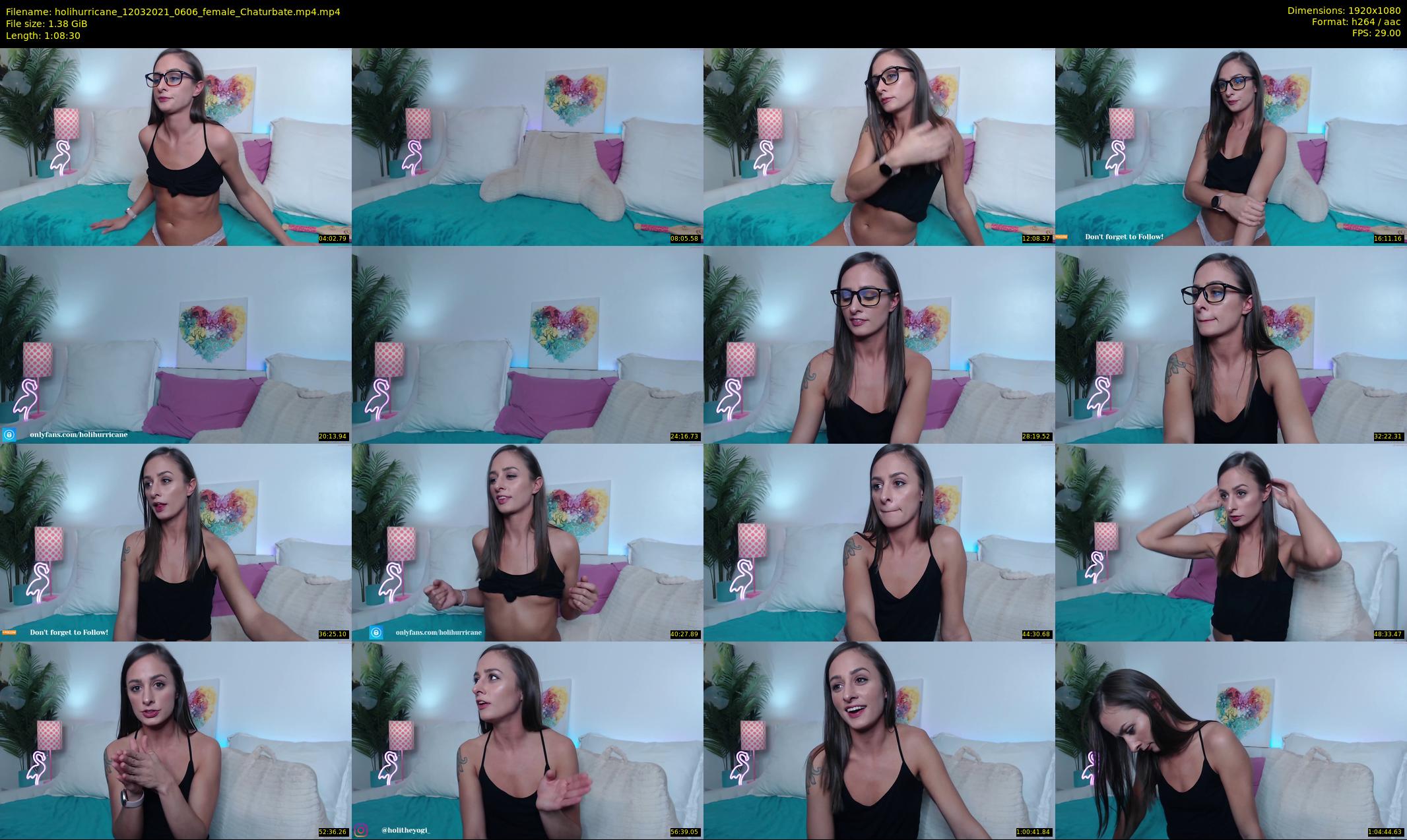 holihurricane — 69 minute Chaturbate female cam show recording, 1080p, Mar 12, 2021