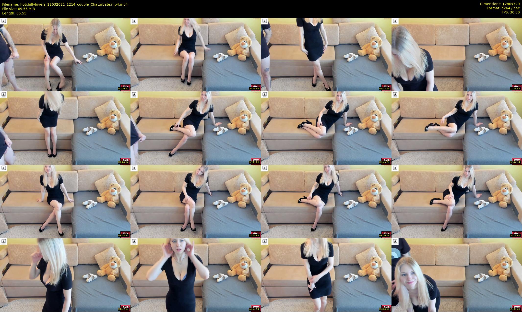 hotchillylovers — 6 minute Chaturbate couple cam show recording, 720p, Mar 12, 2021