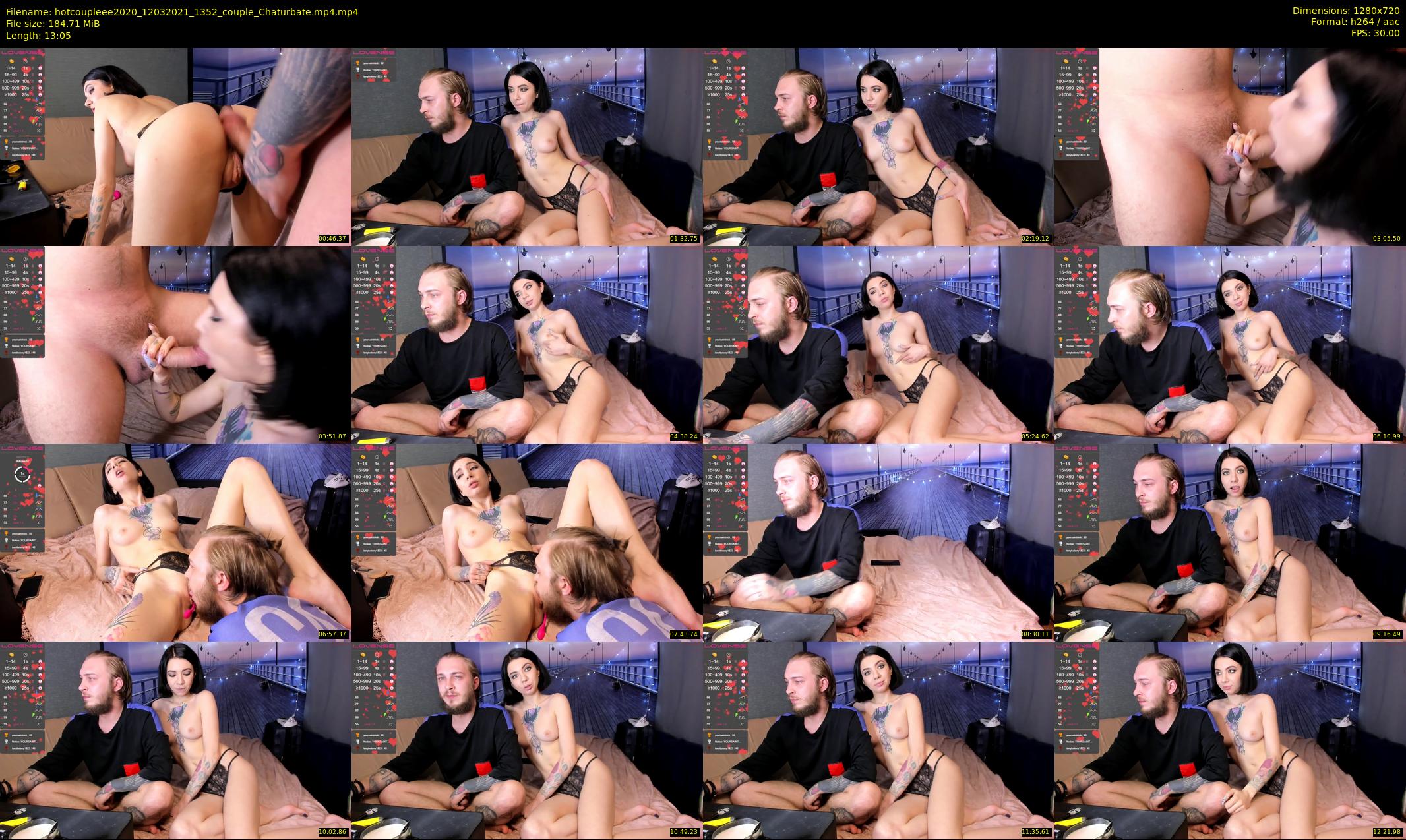 hotcoupleee2020 — 14 minute Chaturbate couple cam show recording, 720p, Mar 12, 2021
