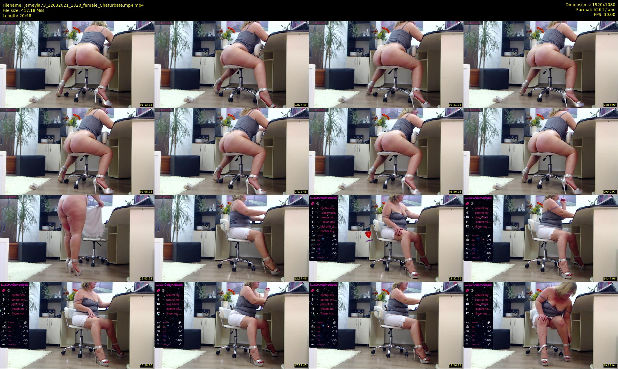 jameyla73 — 21 minute Chaturbate female cam show recording, 1080p, Mar 12, 2021