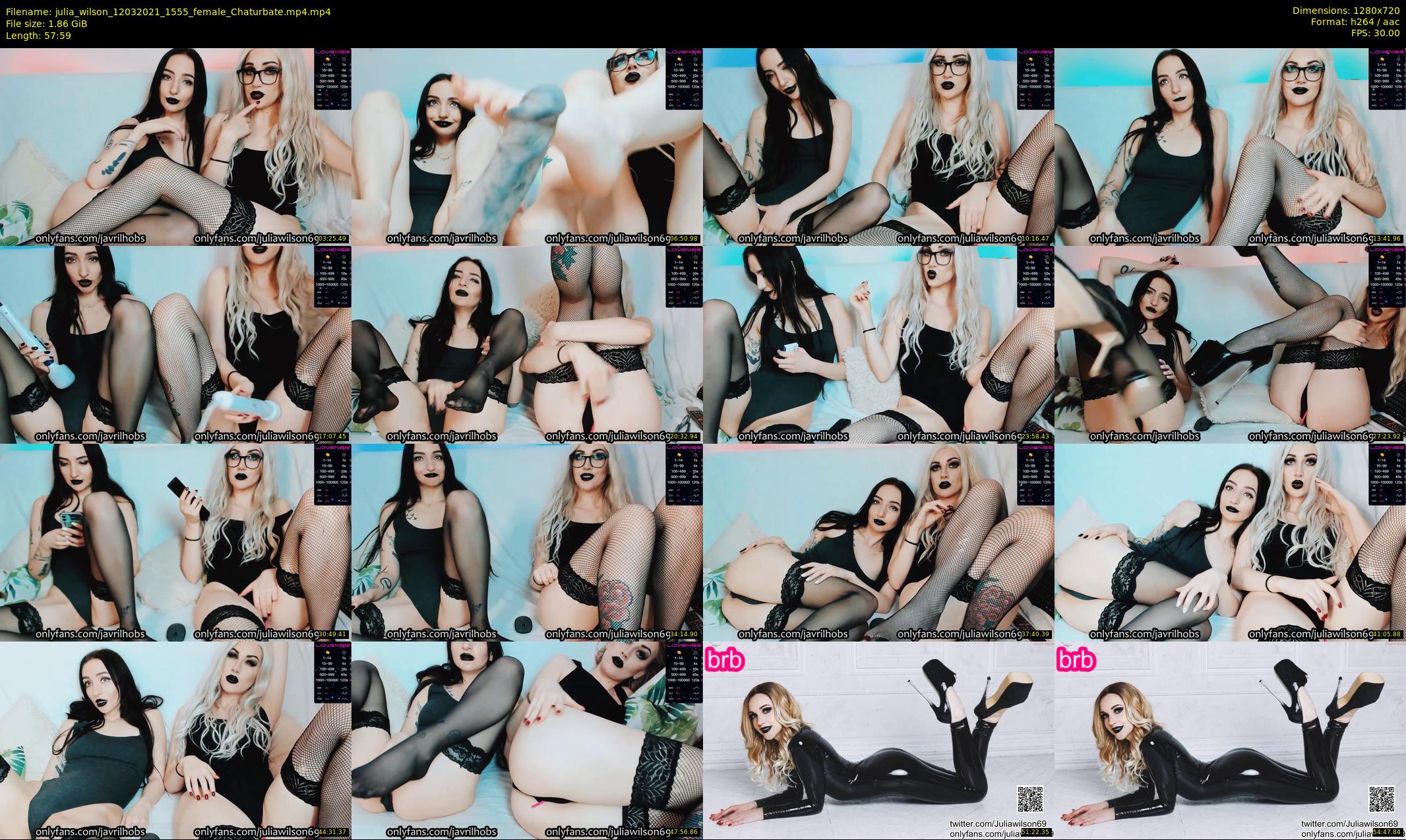 julia_wilson — 58 minute Chaturbate female cam show recording, 720p, Mar 12, 2021