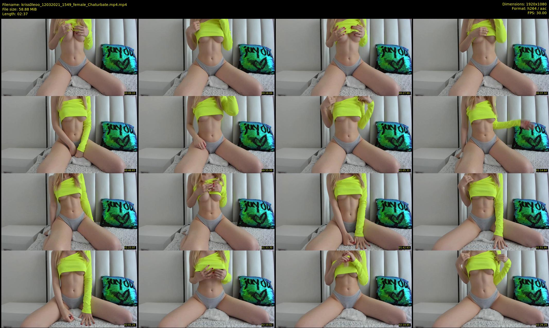 kriss0leoo — 3 minute Chaturbate couple cam show recording, 1080p, Mar 12, 2021