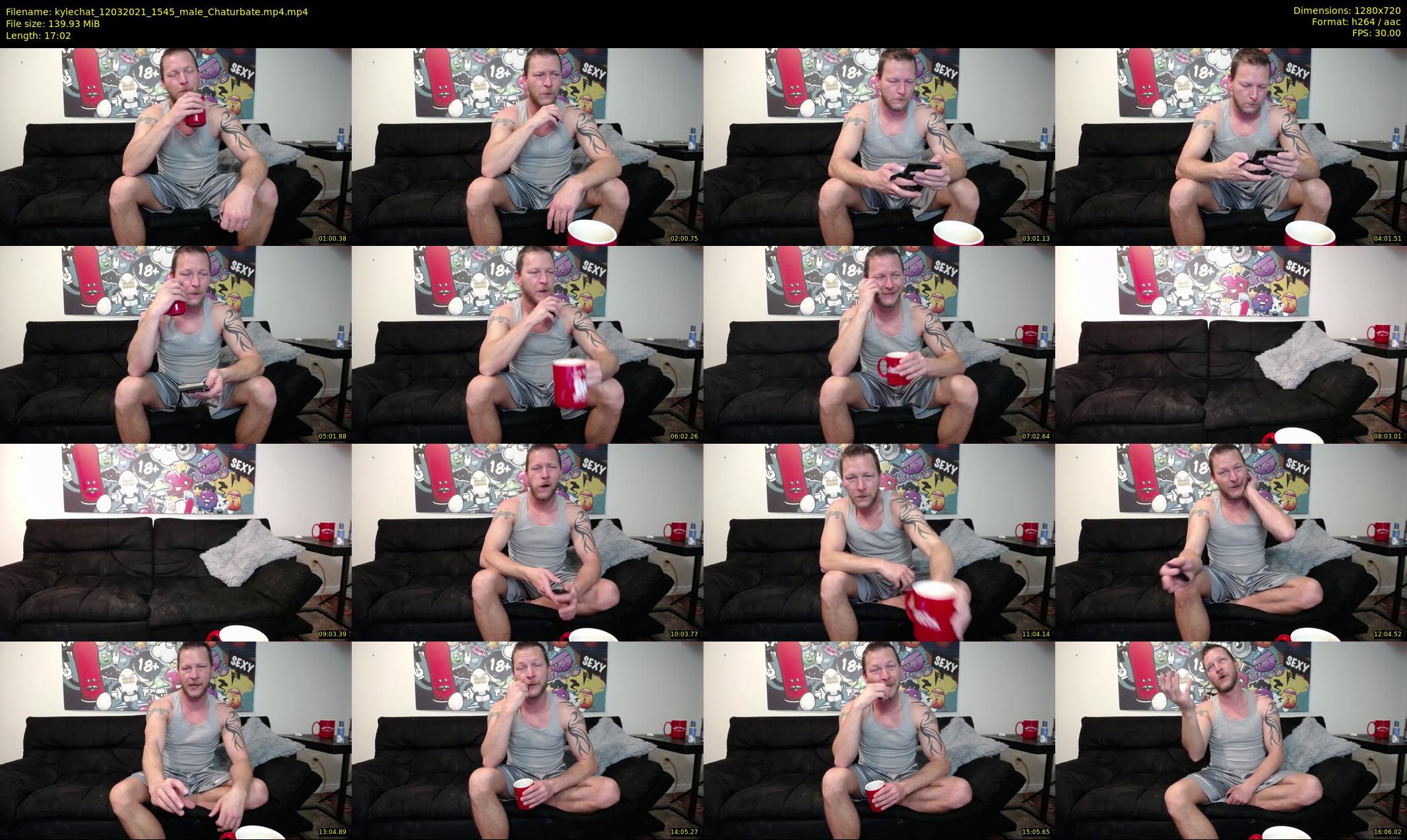 kylechat — 18 minute Chaturbate male cam show recording, 720p, Mar 12, 2021