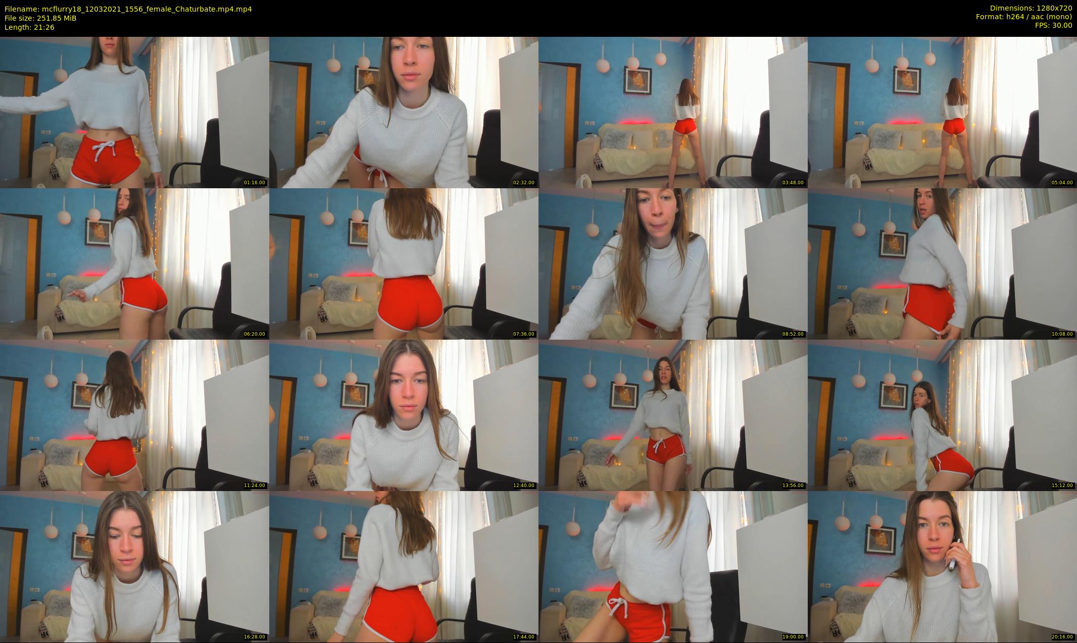 mcflurry18 — 22 minute Chaturbate female cam show recording, 720p, Mar 12, 2021