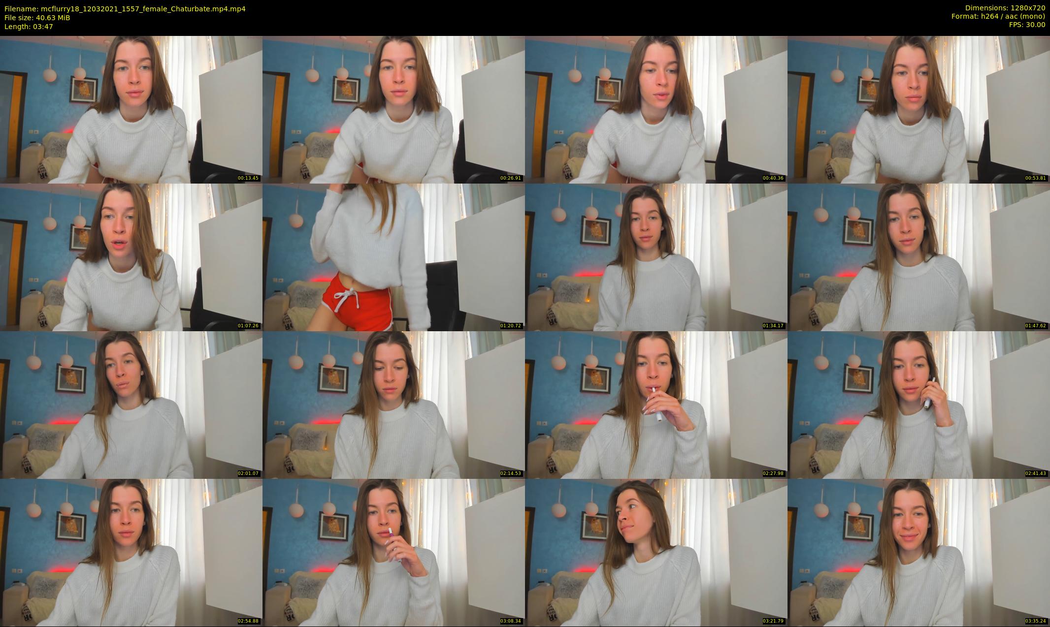 mcflurry18 — 4 minute Chaturbate female cam show recording, 720p, Mar 12, 2021