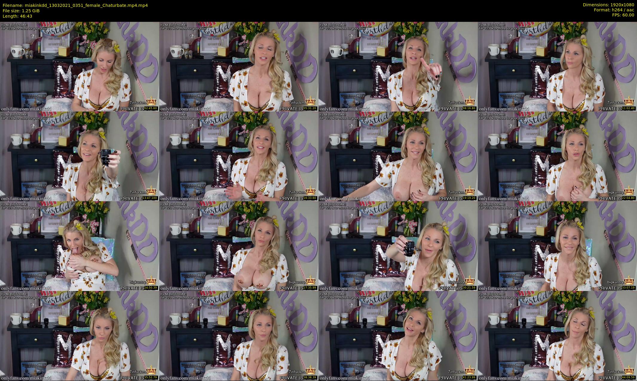 miakinkdd — 47 minute Chaturbate female cam show recording, 1080p, Mar 13, 2021