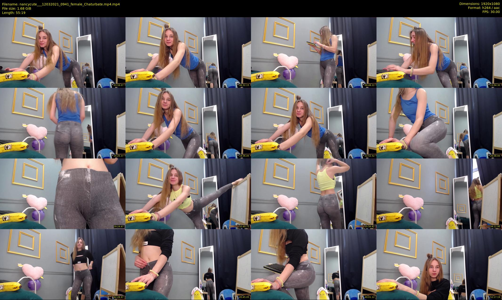 nancycute__ — 56 minute Chaturbate female cam show recording, 1080p, Mar 12, 2021