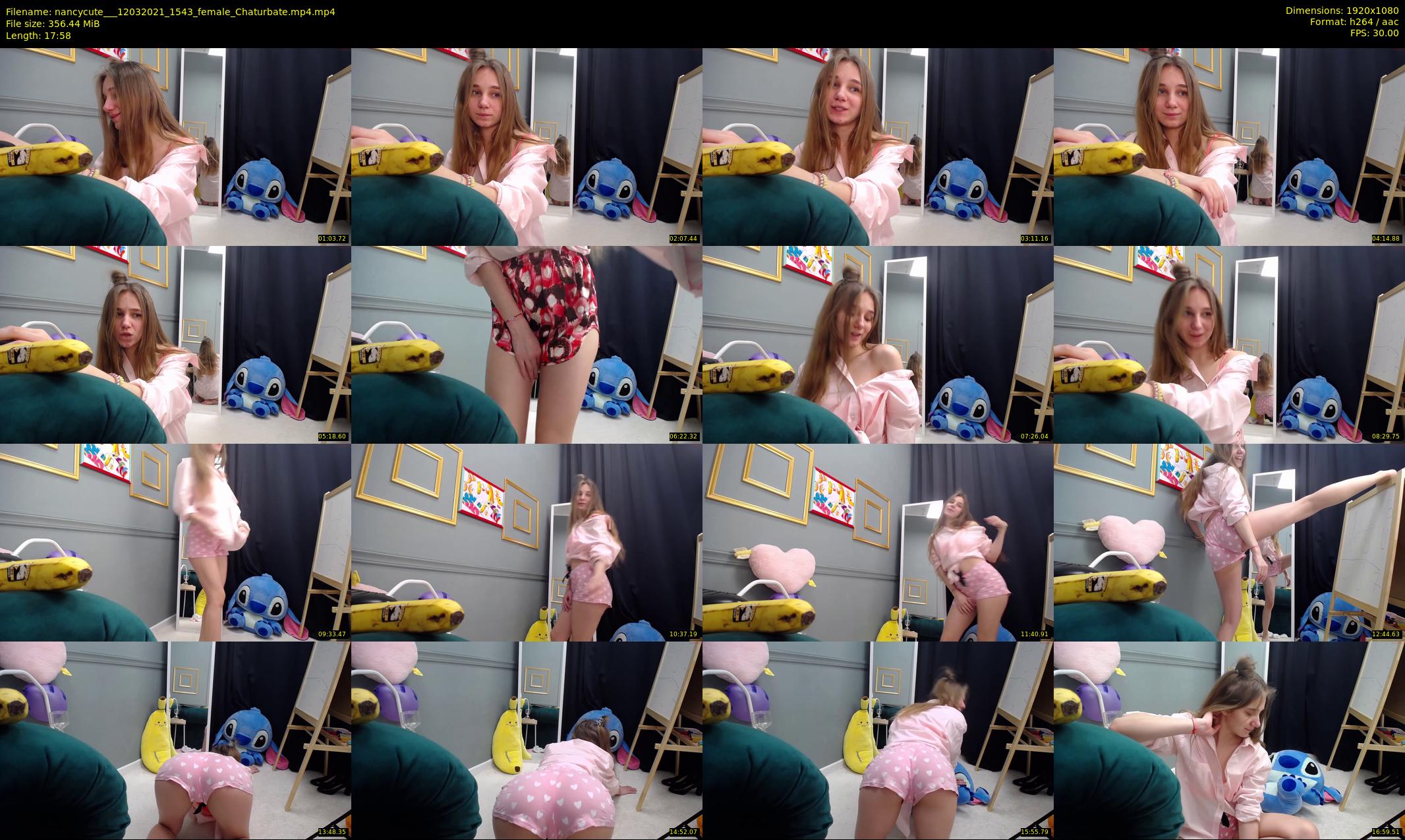 nancycute__ — 18 minute Chaturbate female cam show recording, 1080p, Mar 12, 2021