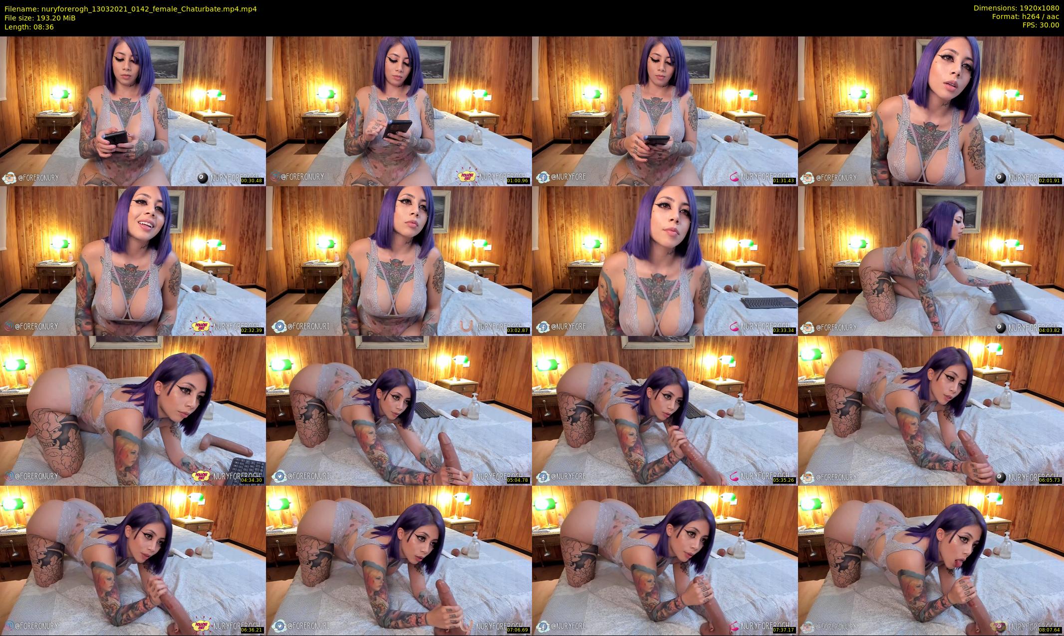 nuryforerogh — 9 minute Chaturbate female cam show recording, 1080p, Mar 13, 2021