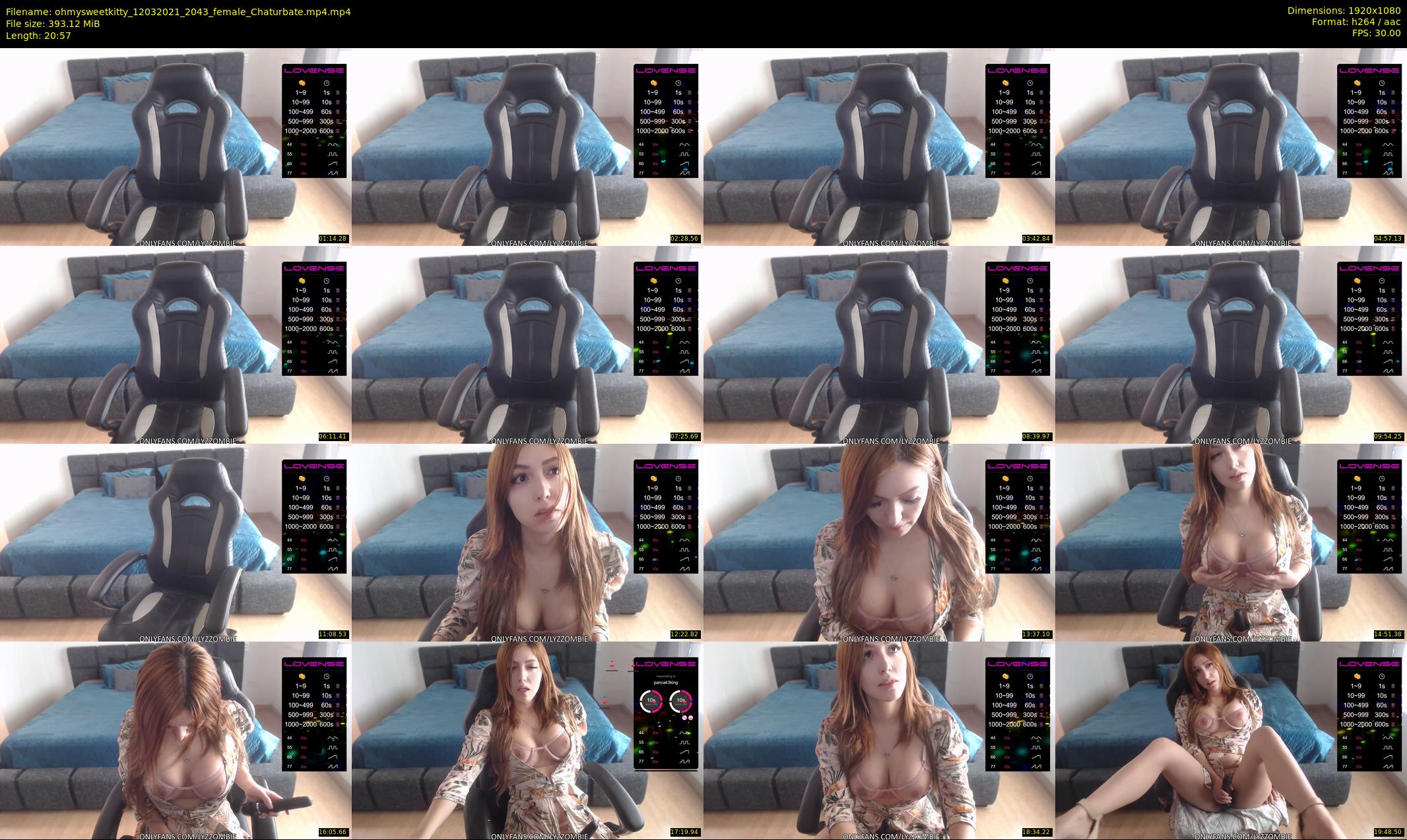 ohmysweetkitty — 21 minute Chaturbate female cam show recording, 1080p, Mar 12, 2021
