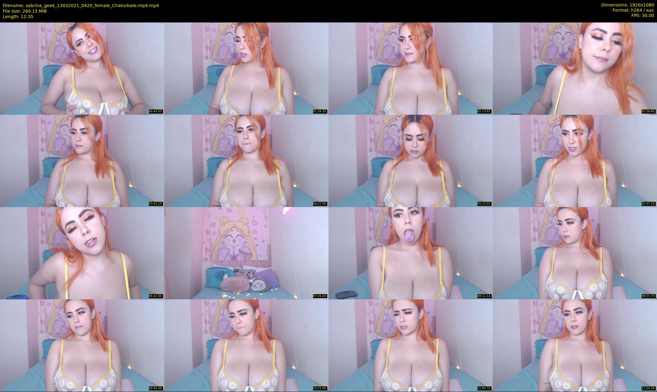 sabrina_geek — 13 minute Chaturbate female cam show recording, 1080p, Mar 13, 2021