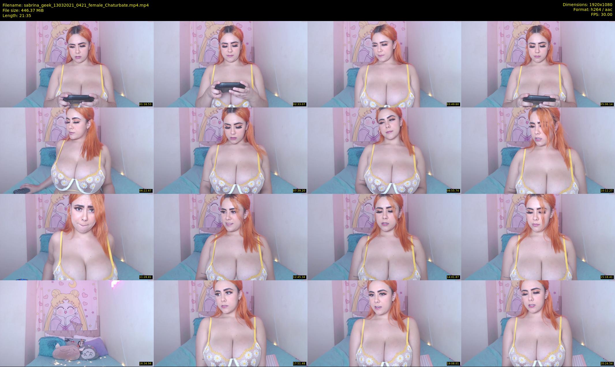 sabrina_geek — 22 minute Chaturbate female cam show recording, 1080p, Mar 13, 2021