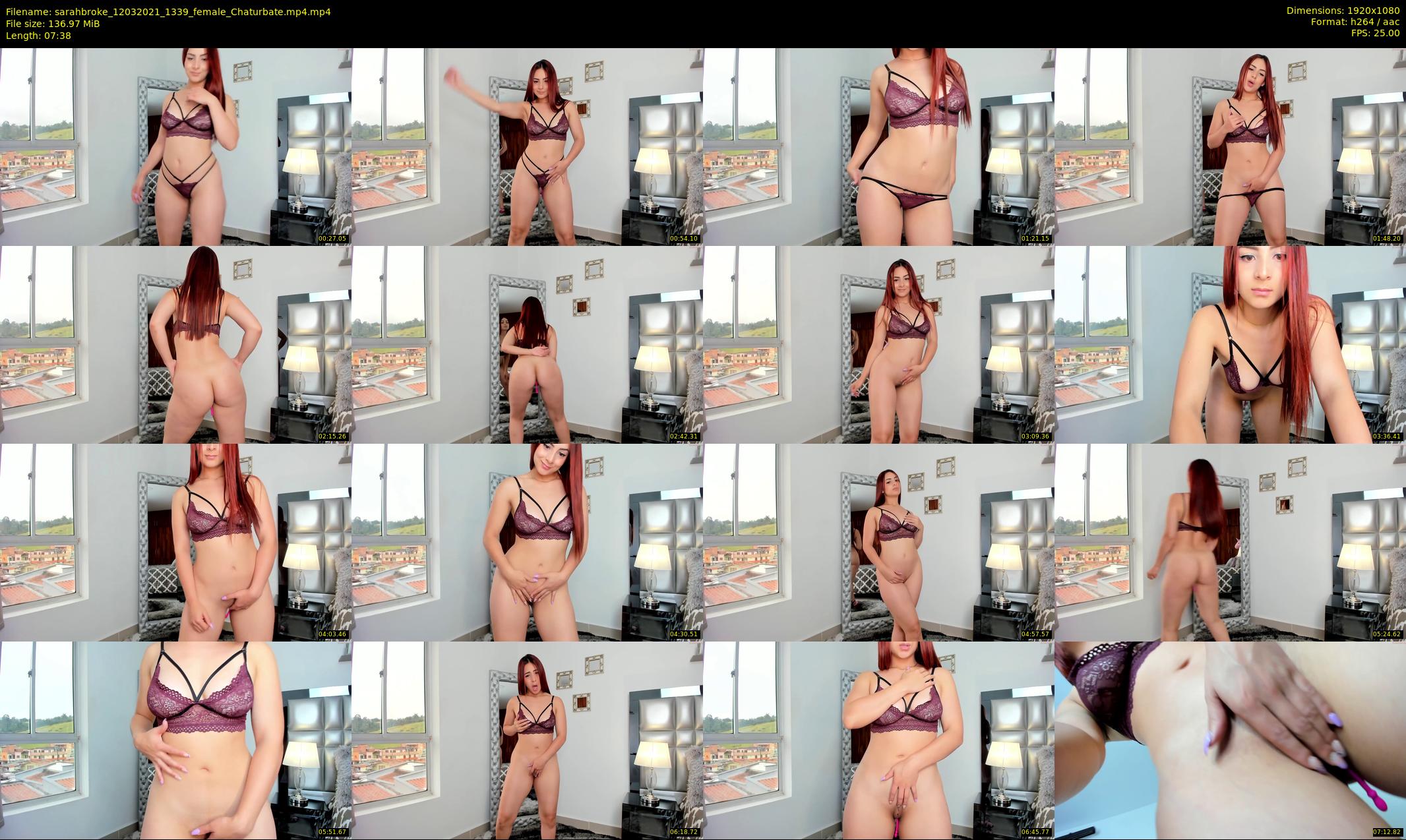 sarahbroke — 8 minute Chaturbate female cam show recording, 1080p, Mar 12, 2021