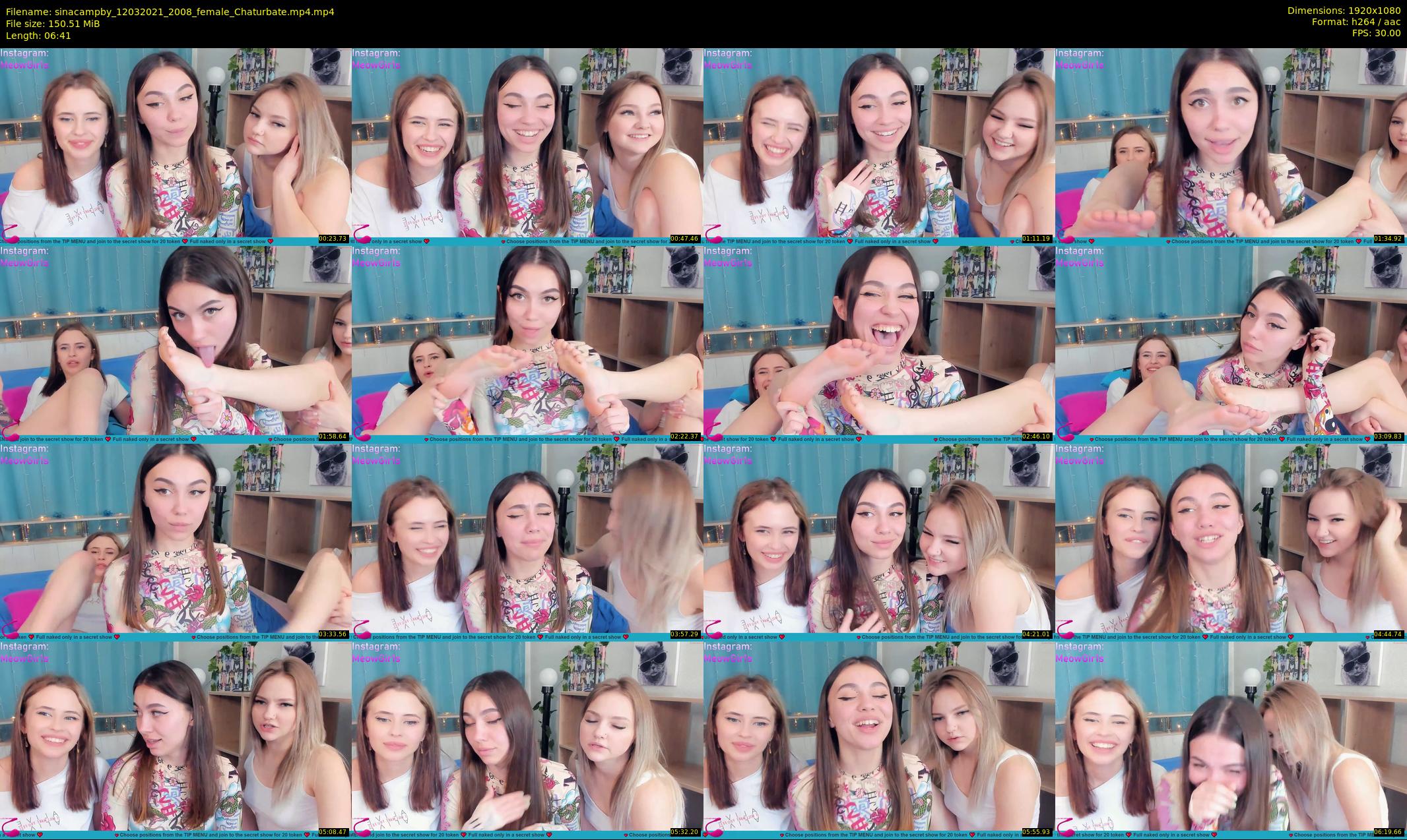sinacampby — 7 minute Chaturbate couple cam show recording, 1080p, Mar 12, 2021