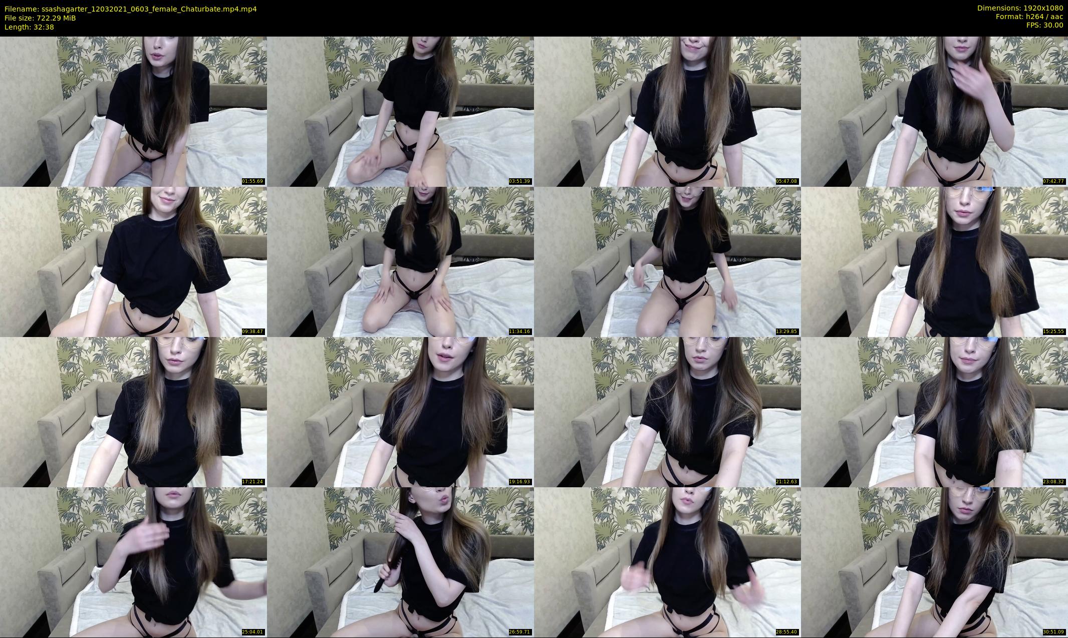 ssashagarter — 33 minute Chaturbate female cam show recording, 1080p, Mar 12, 2021