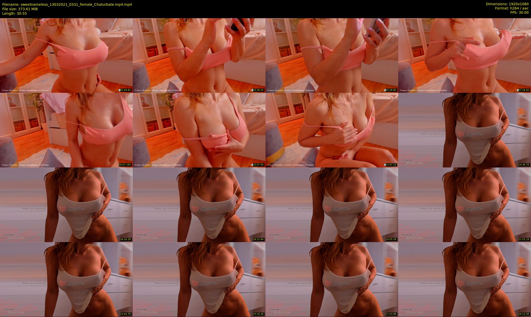 sweetnameless — 31 minute Chaturbate couple cam show recording, 1080p, Mar 13, 2021