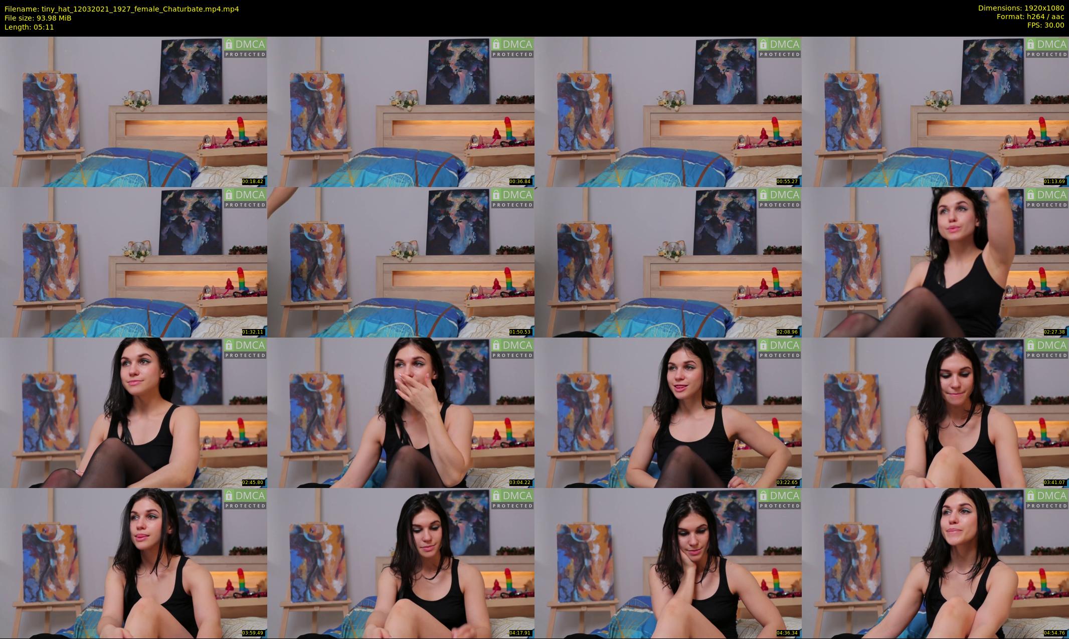 tiny_hat — 6 minute Chaturbate female cam show recording, 1080p, Mar 12, 2021