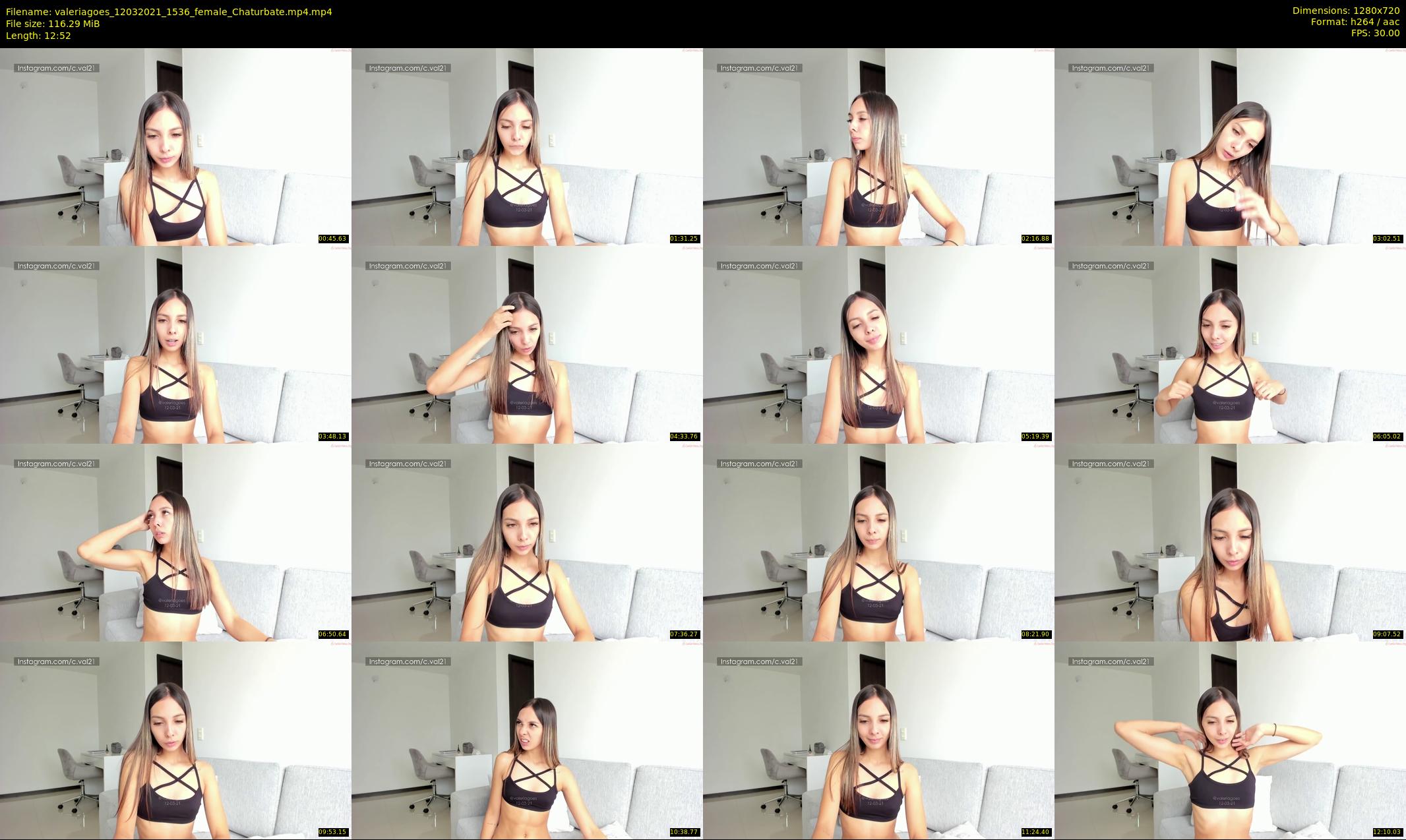 valeriagoes — 13 minute Chaturbate female cam show recording, 720p, Mar 12, 2021