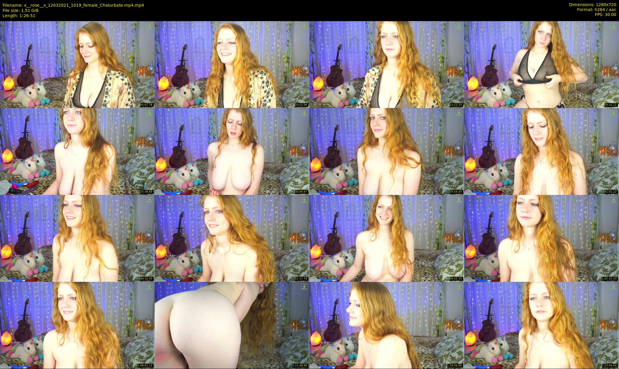 x__rose__x — 87 minute Chaturbate female cam show recording, 720p, Mar 12, 2021