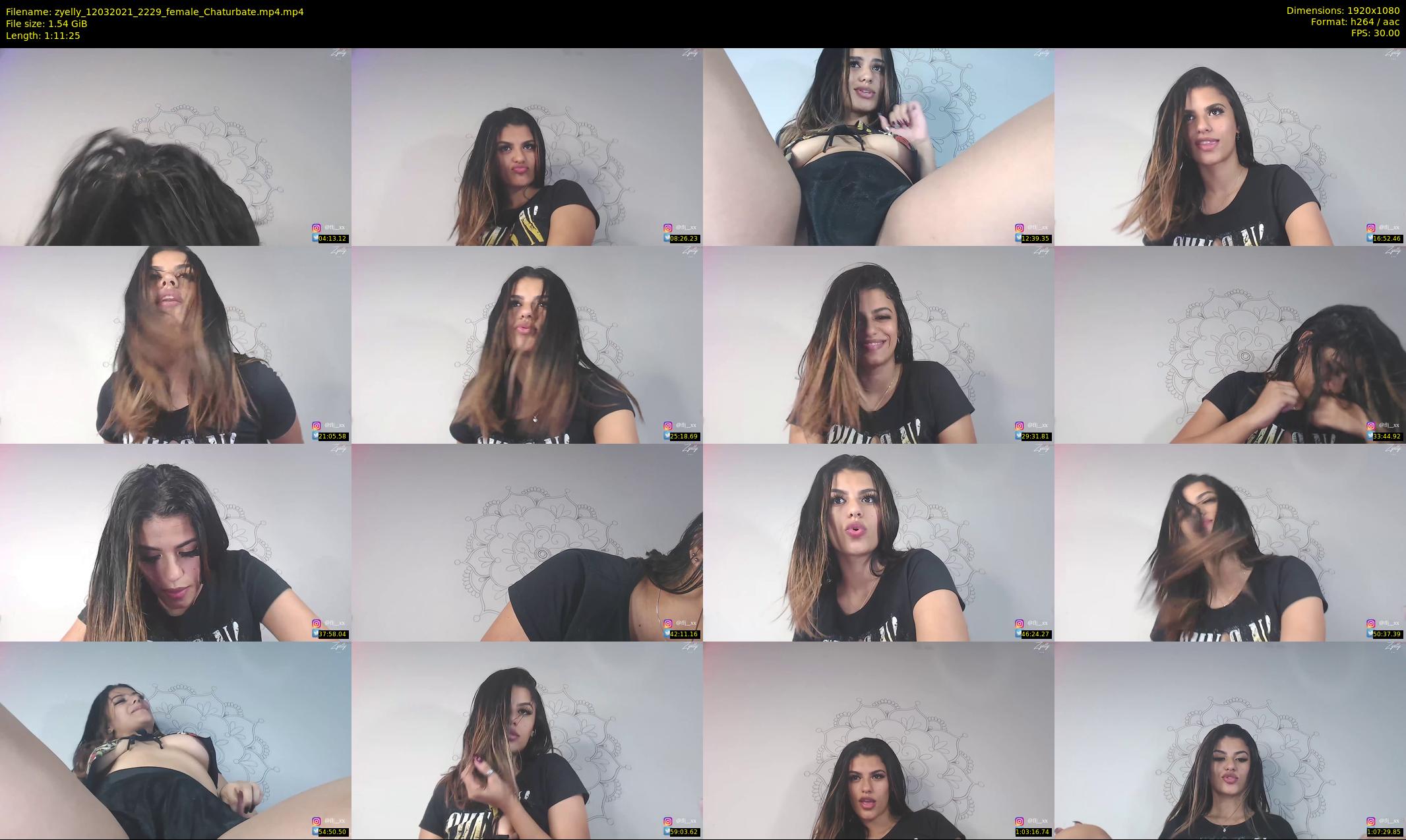 zyelly — 72 minute Chaturbate female cam show recording, 1080p, Mar 12, 2021
